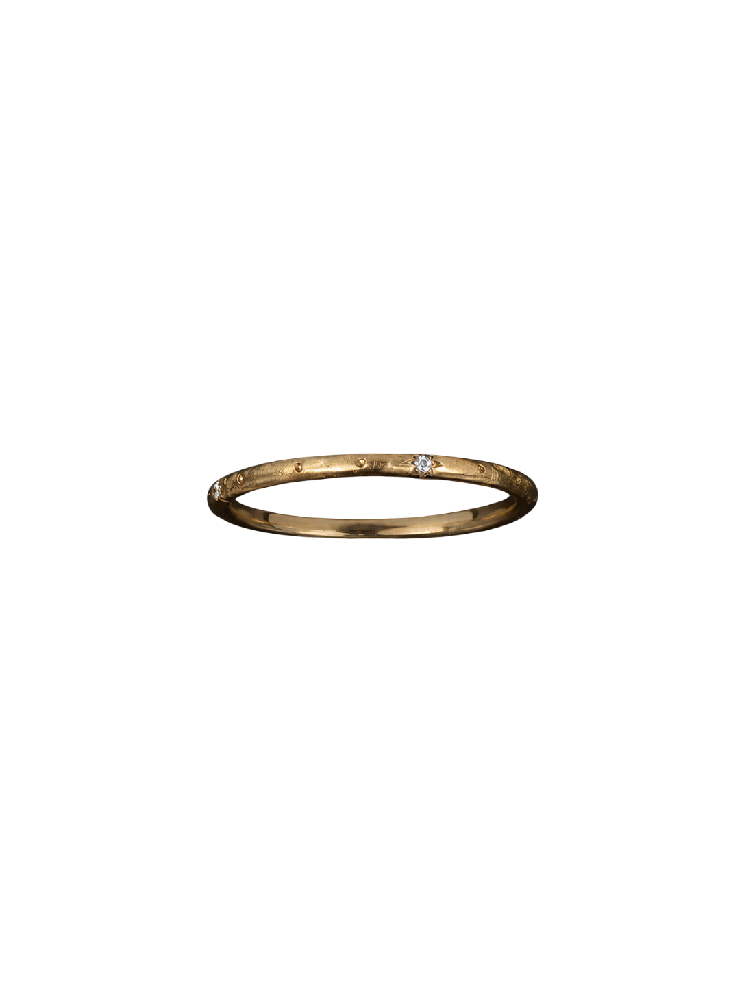 Marion Ring 4 White Diamonds Yellow Gold