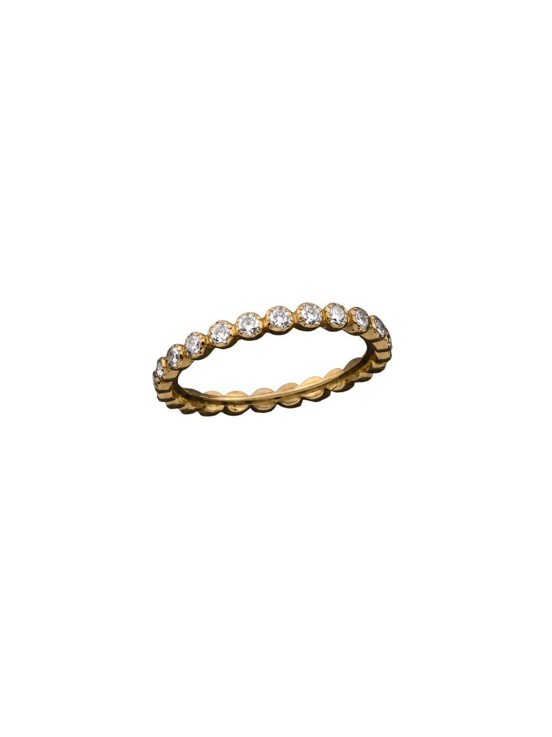 Honey Fullmoon yellow gold wedding ring