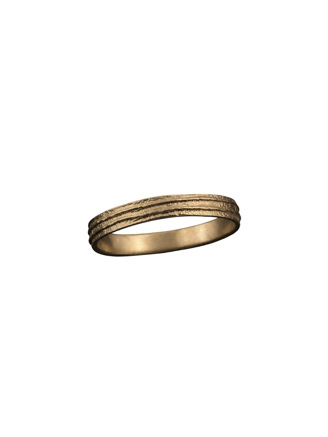 Sitia small yellow gold ring