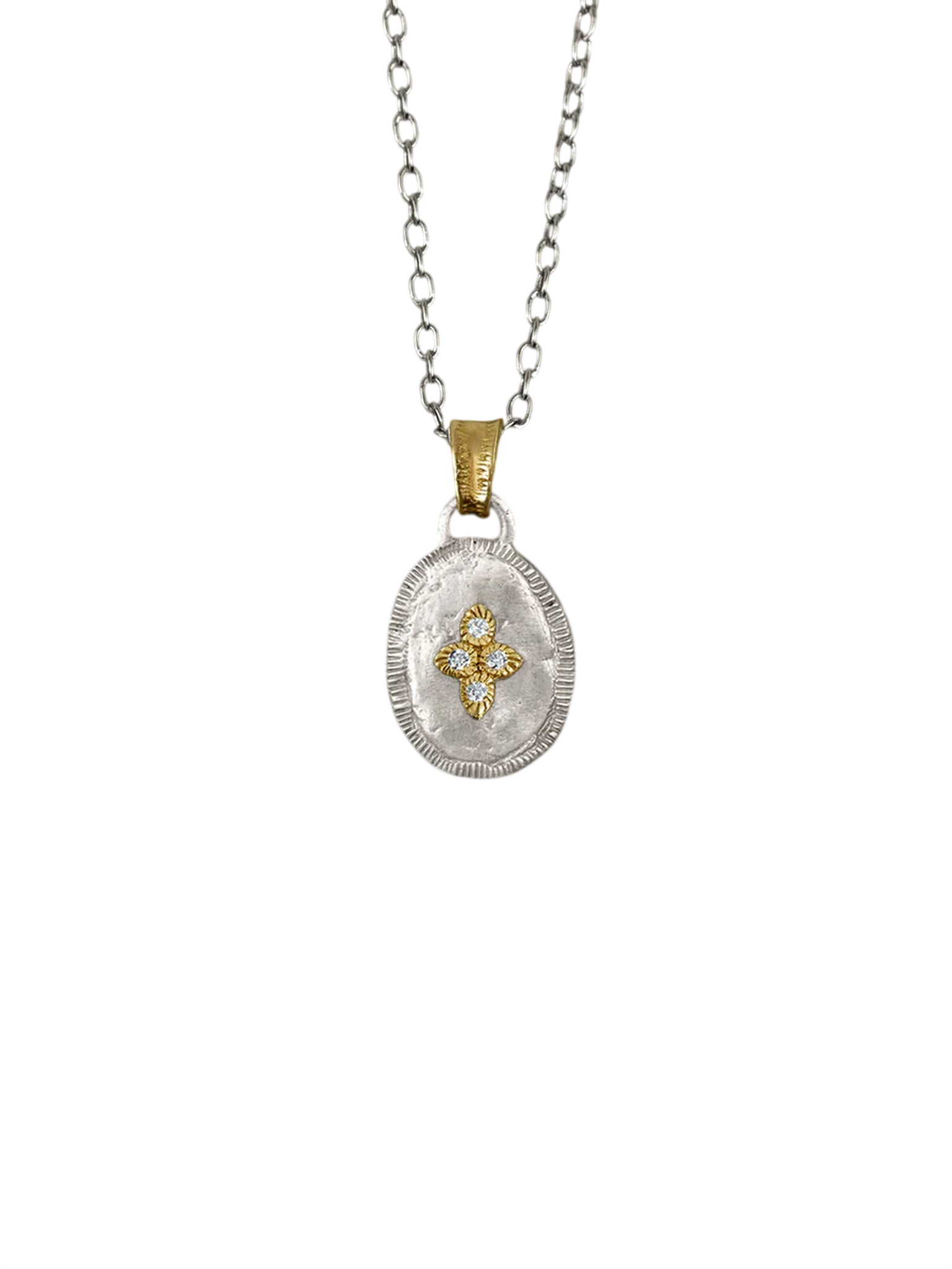 Solis Lux Oval Mini Star Diamond Pendant