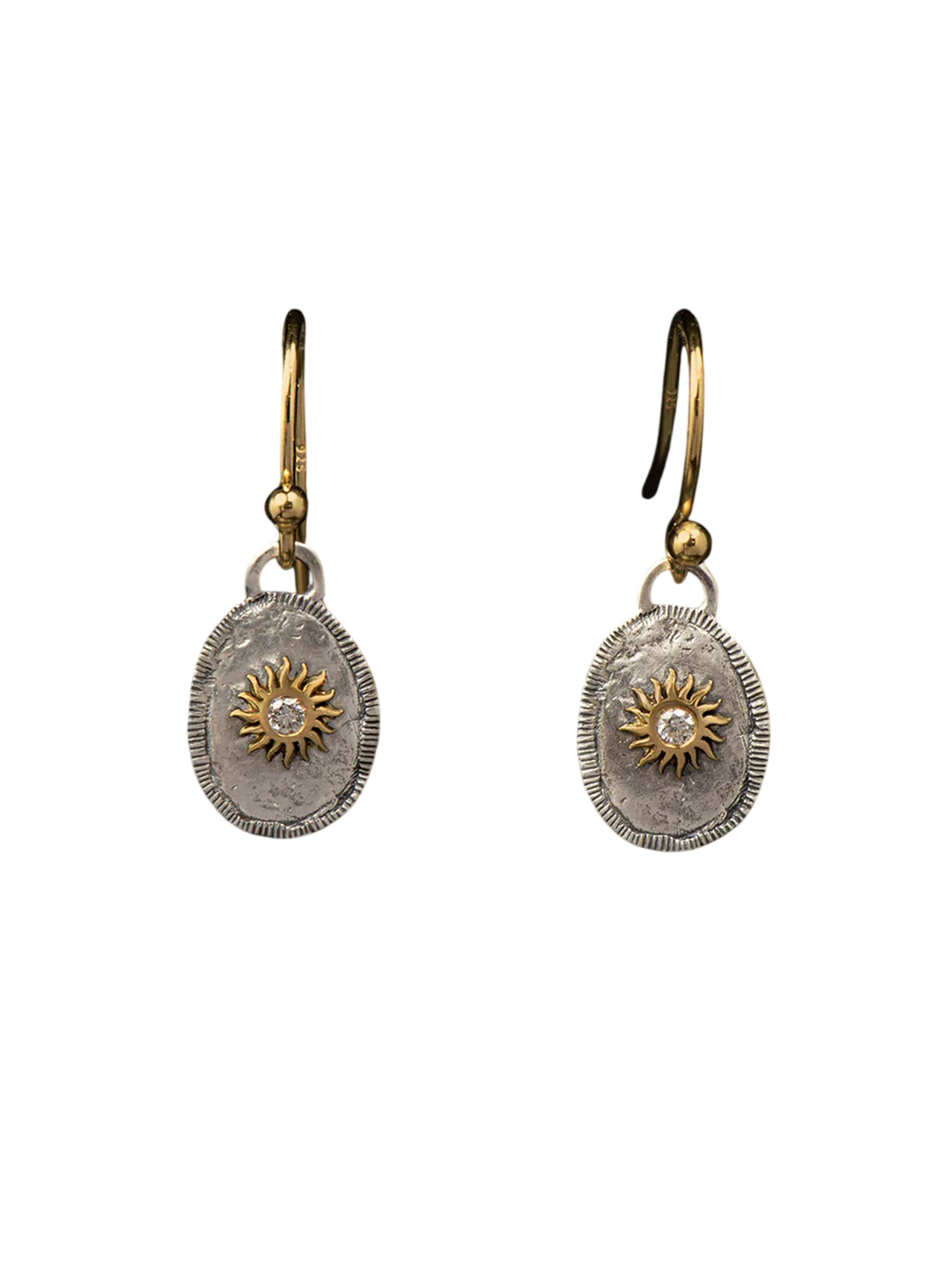 Solis Lux Ovale PM Shiny Sun Yellow Gold And Silver