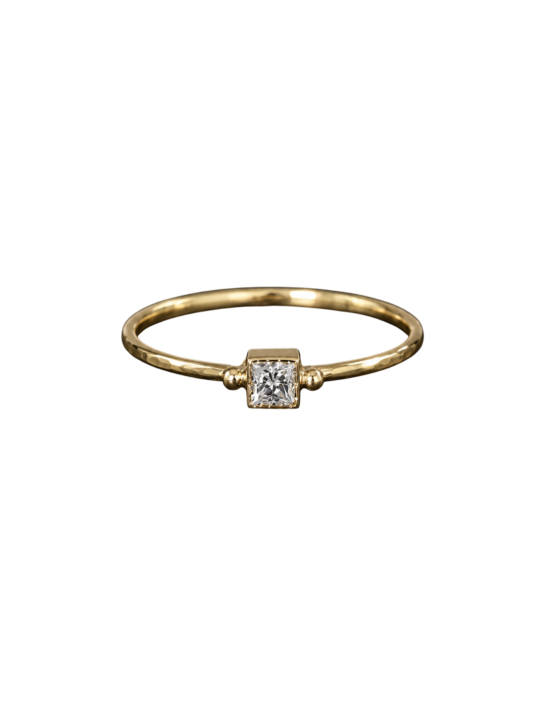 Baby Princess yellow gold ring