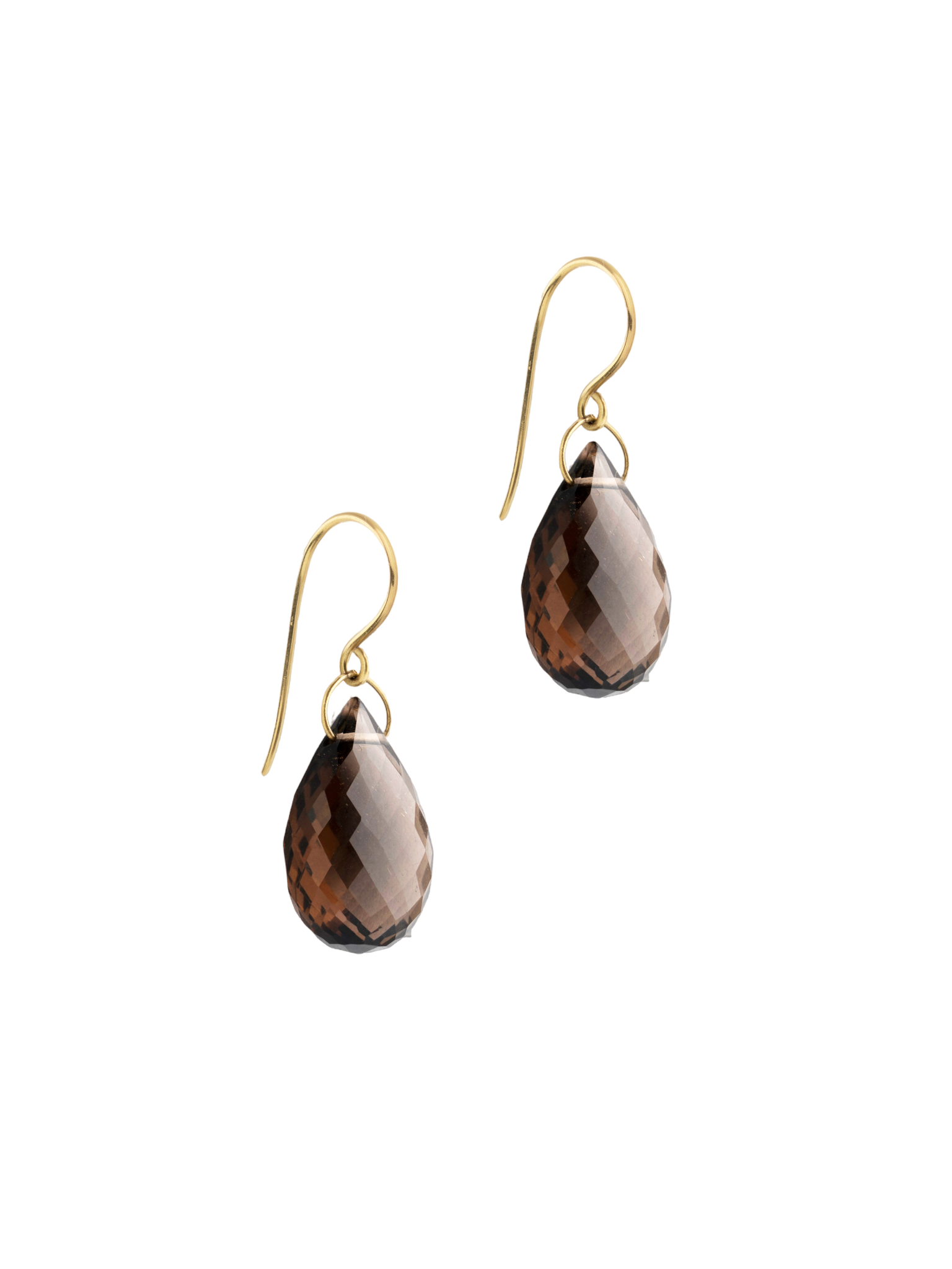 Smokey quartz earrings