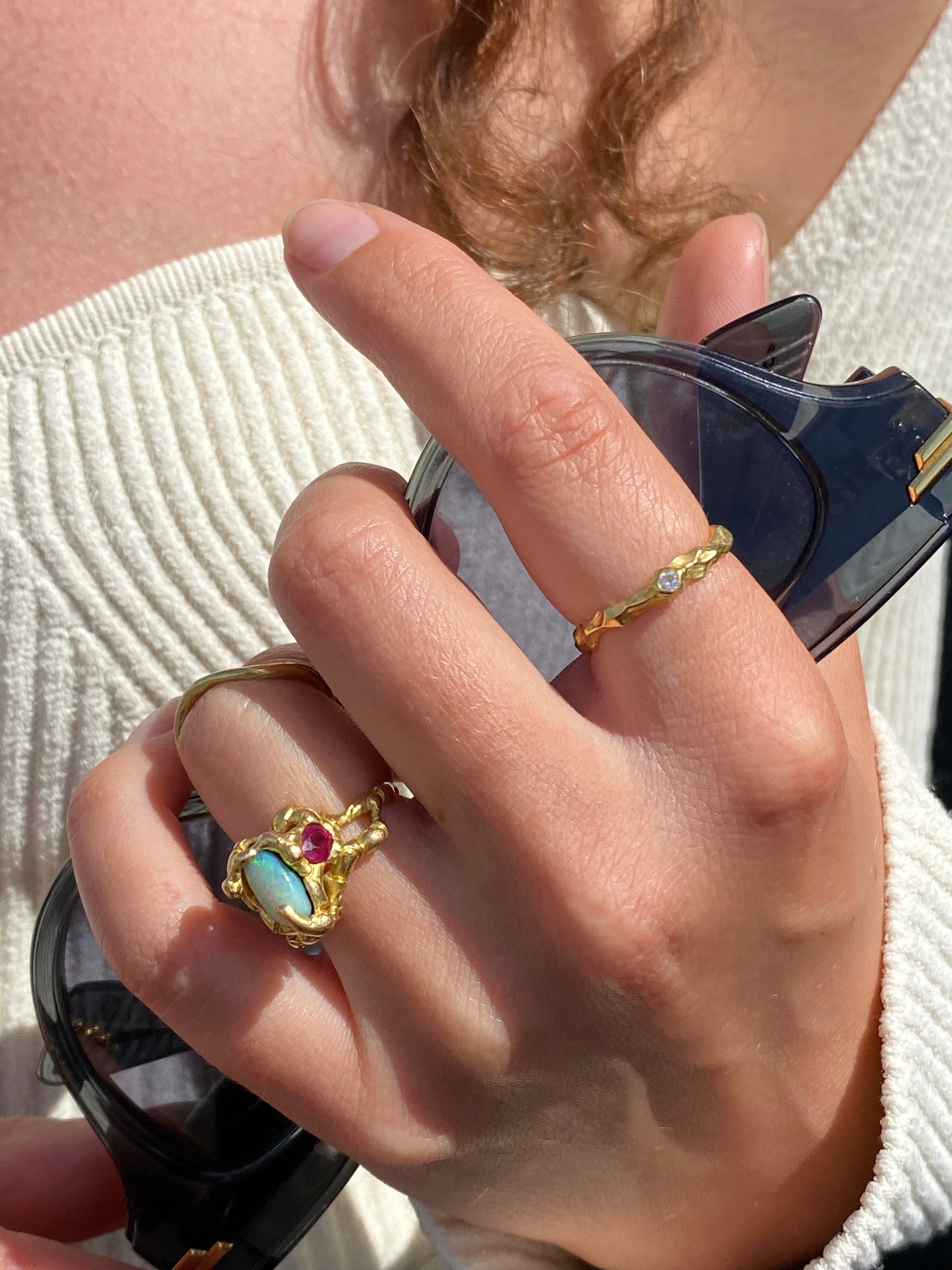 Fire Ring — Diamonds