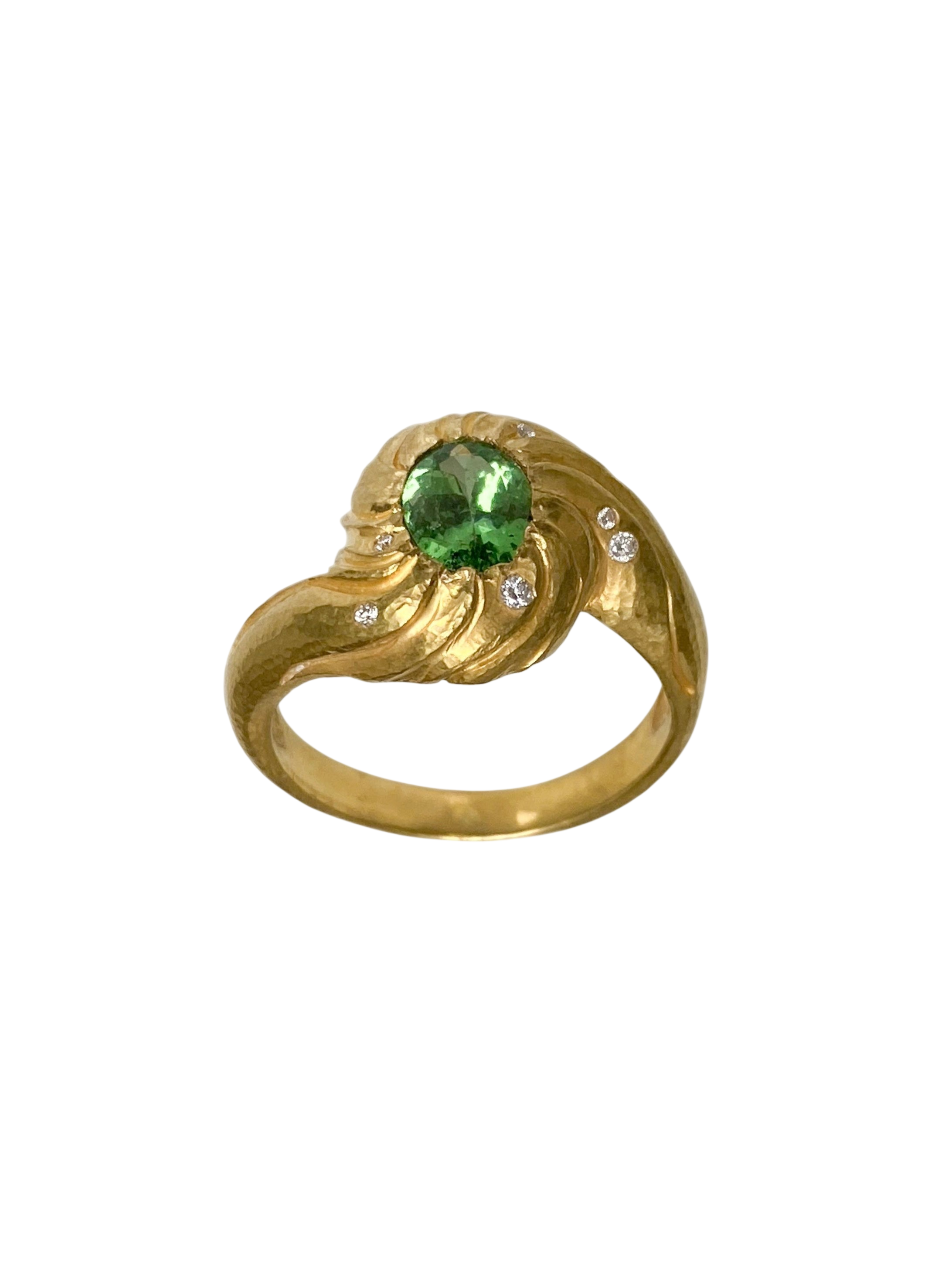 Cosmos Ring — Tsavorite And Diamonds photo