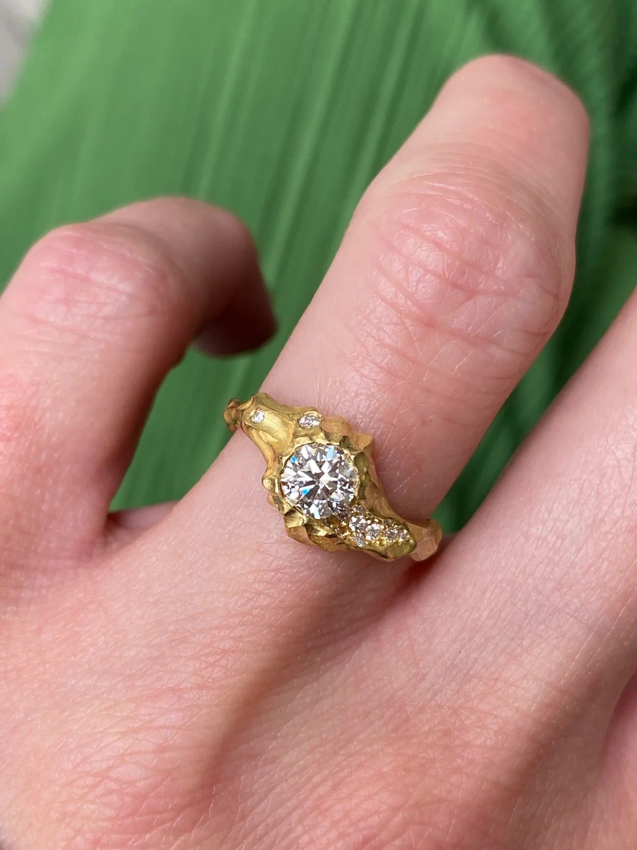 Mont Blanc Waterfall Diamond Ring