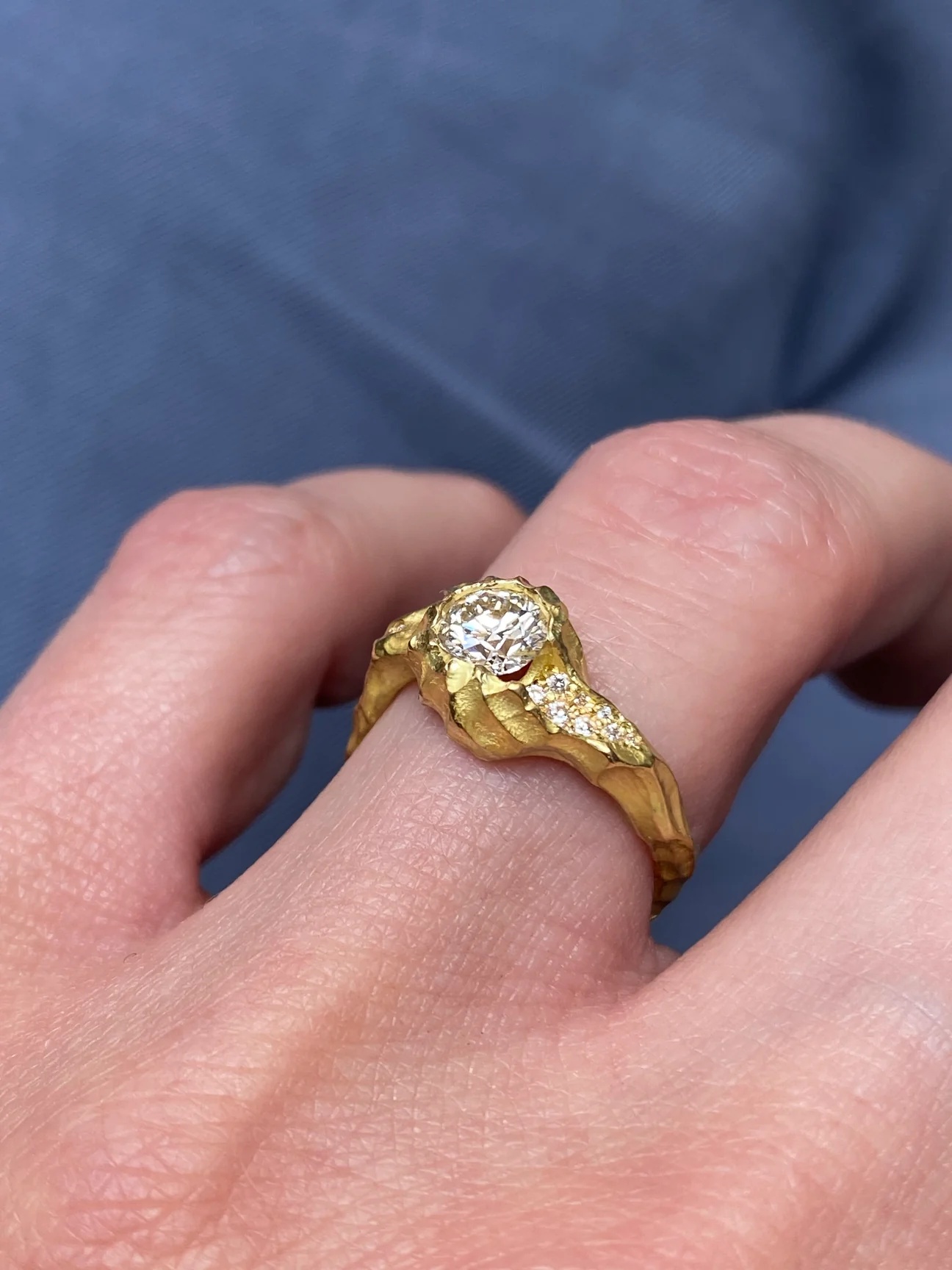 Mont Blanc Waterfall Diamond Ring