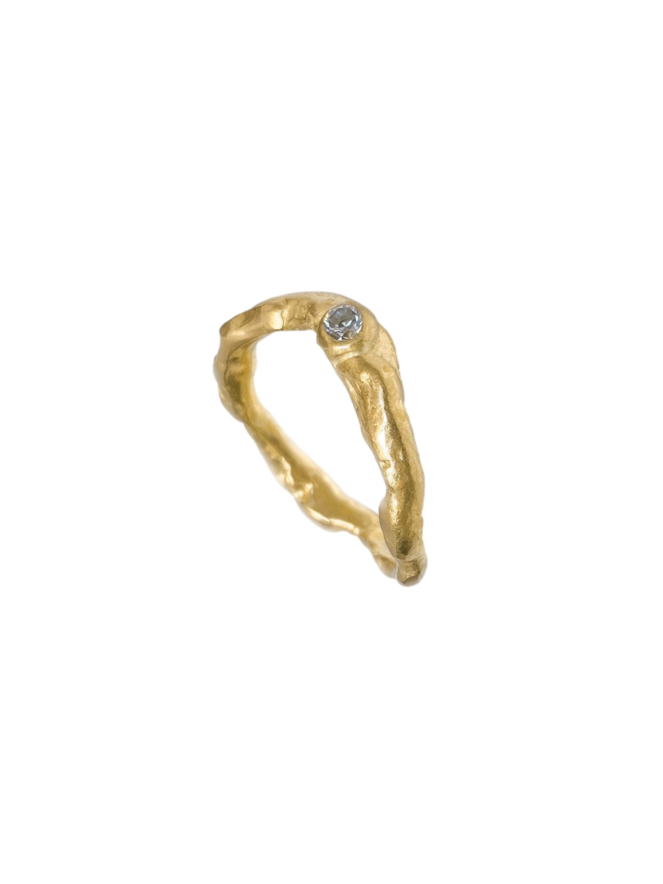Liquid Ring — 0.07Ct Diamond photo