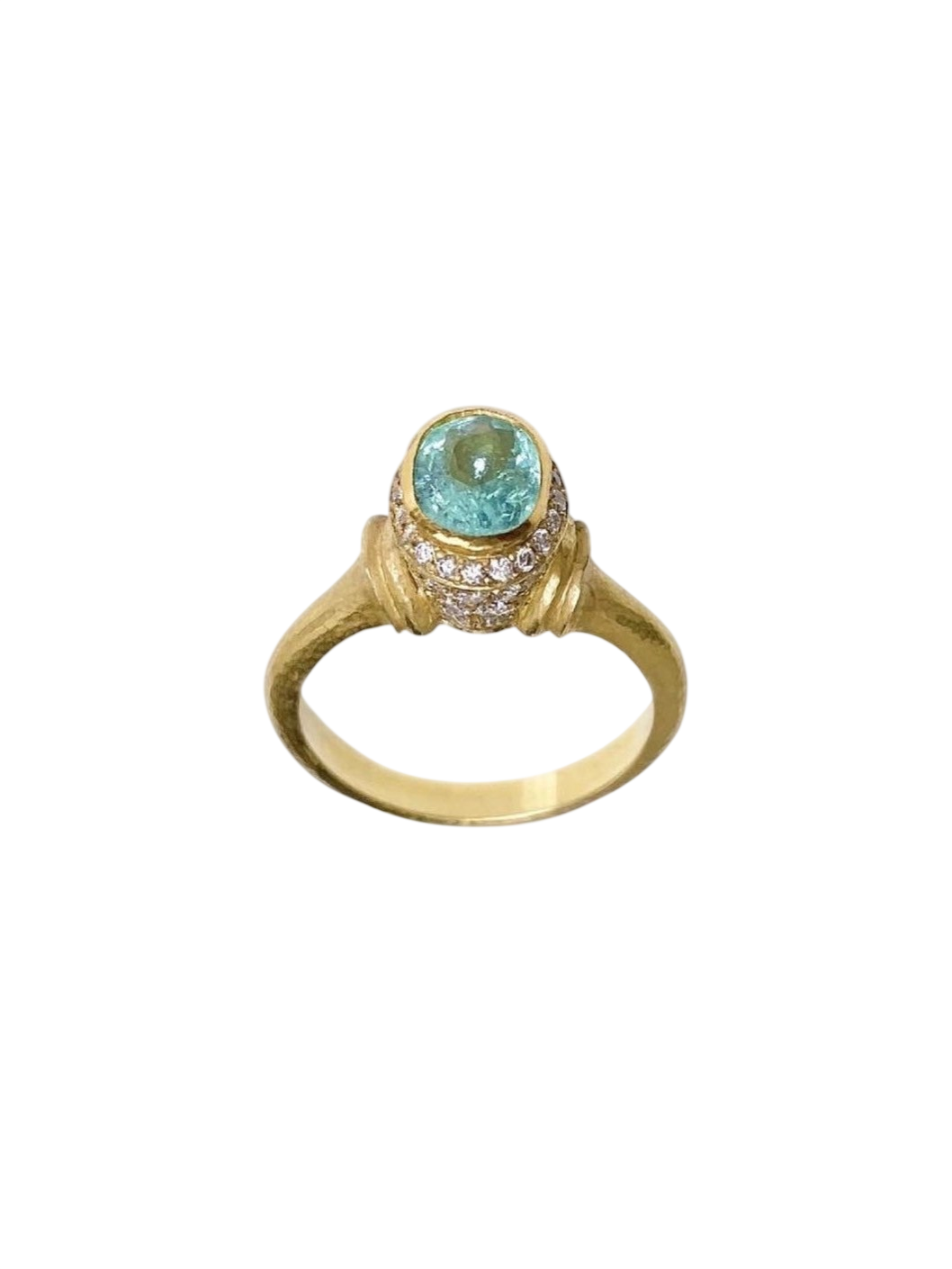 Glacier Ring — Paraiba And Diamonds photo