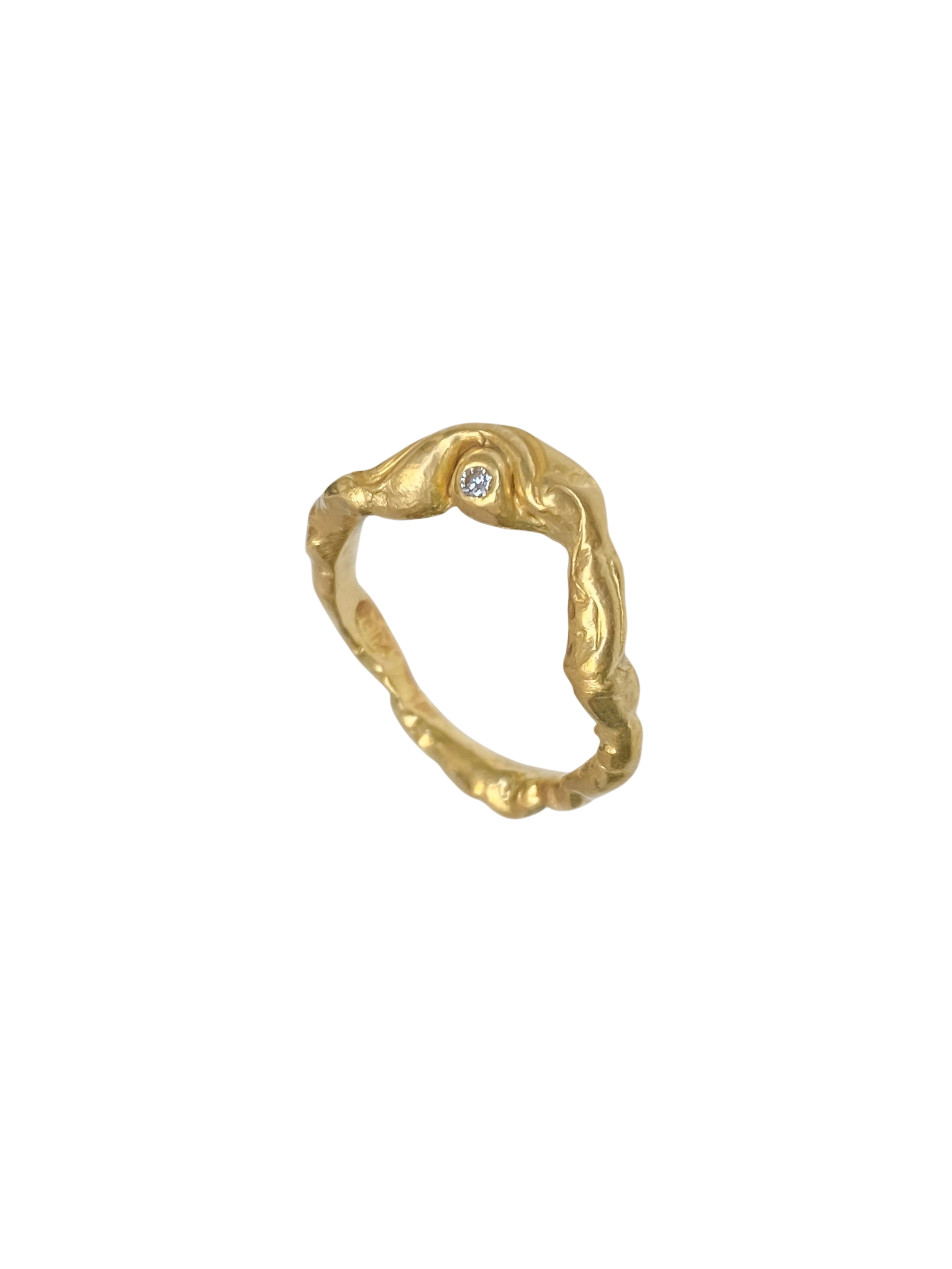 Liquid Ring — 0.03Ct Diamond photo
