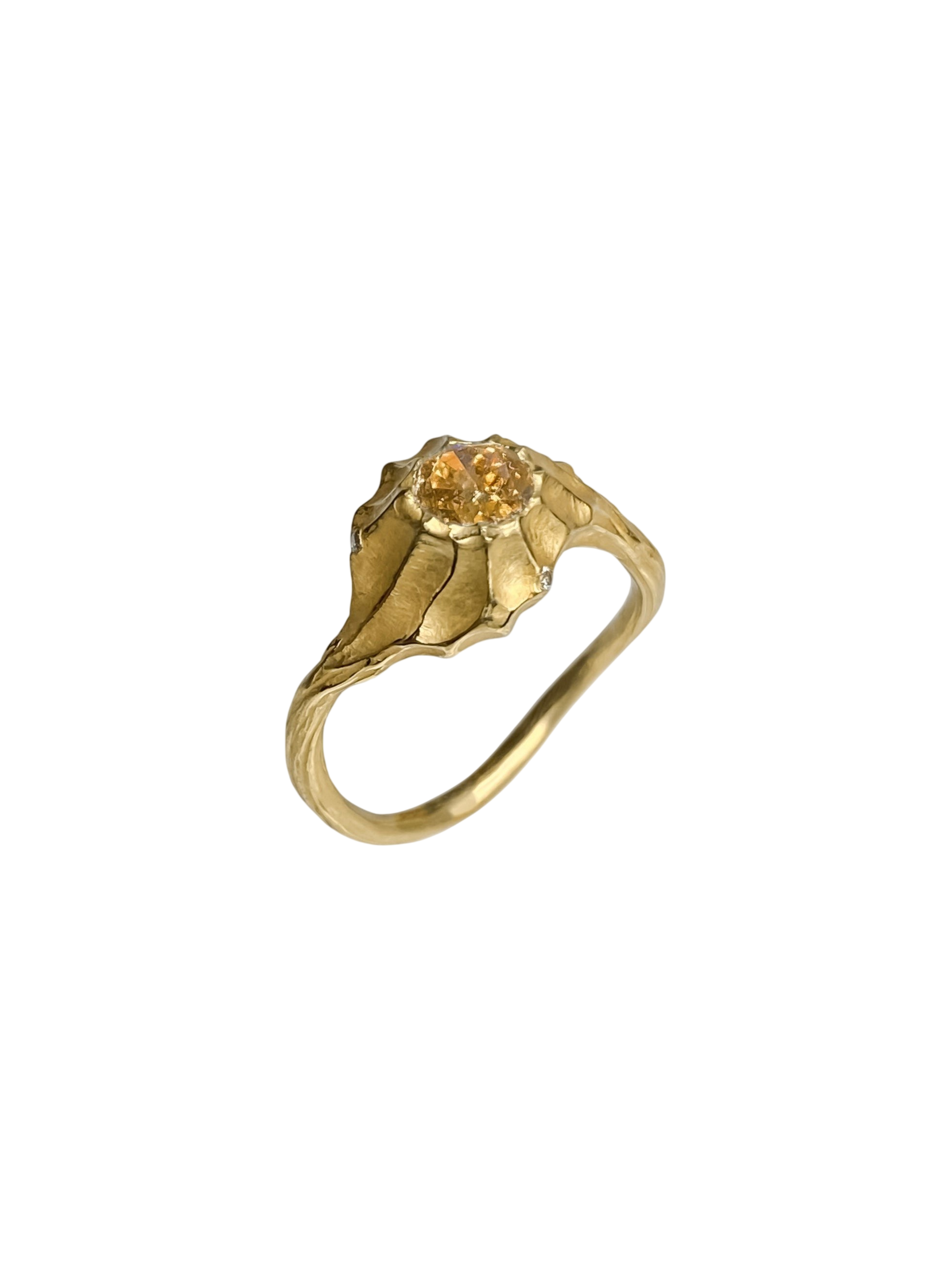 Reef Ring — Yellow And White Diamonds photo