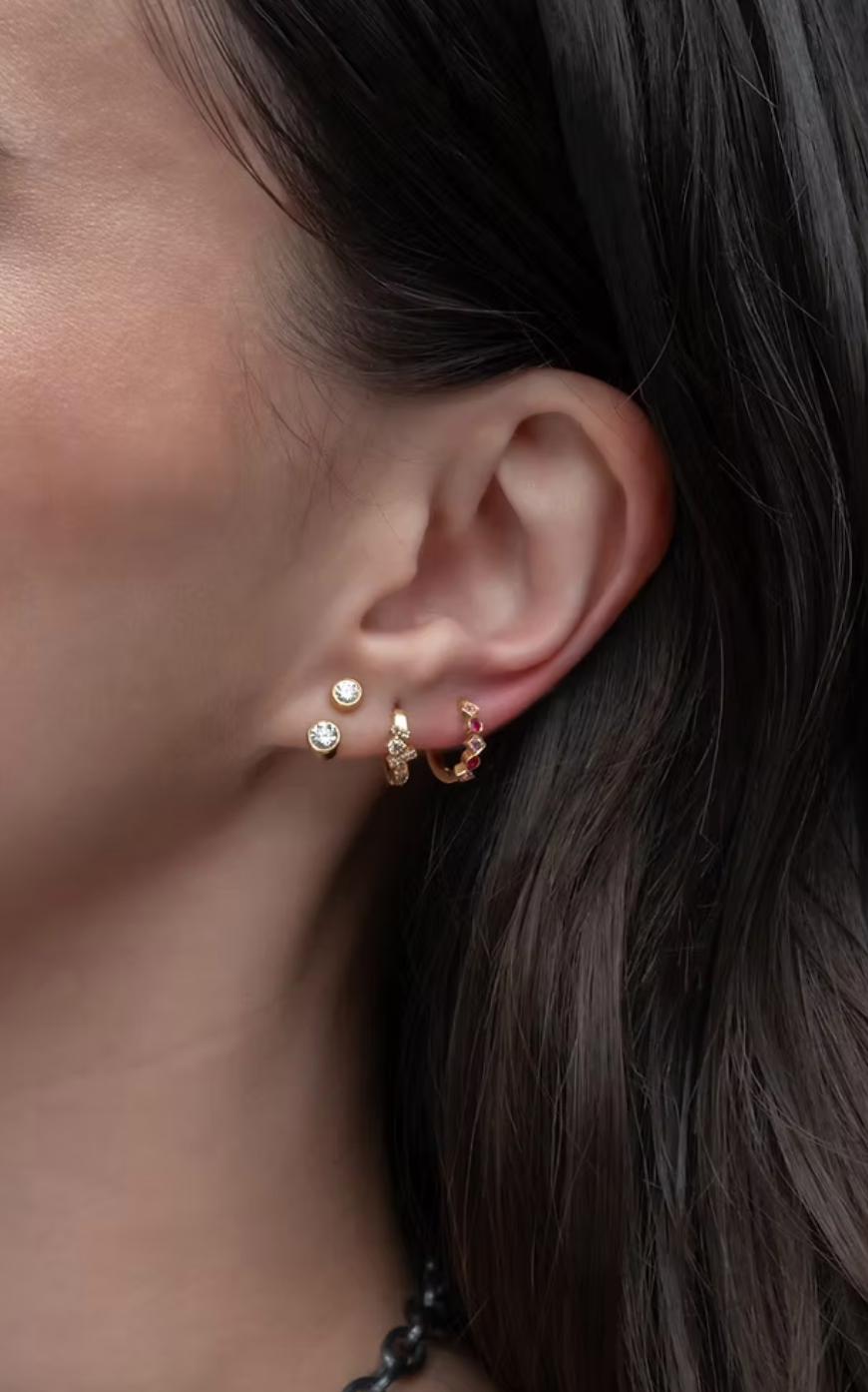 Parallèle Diamond Ear Jacket