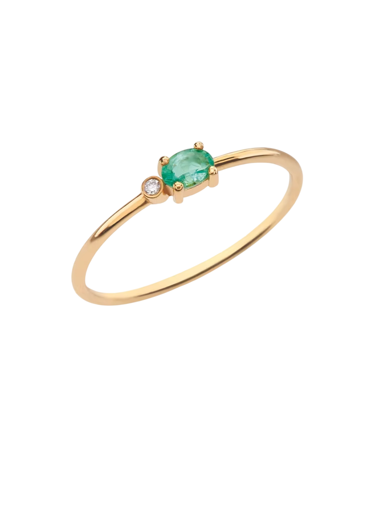 Luna Emerald Ring