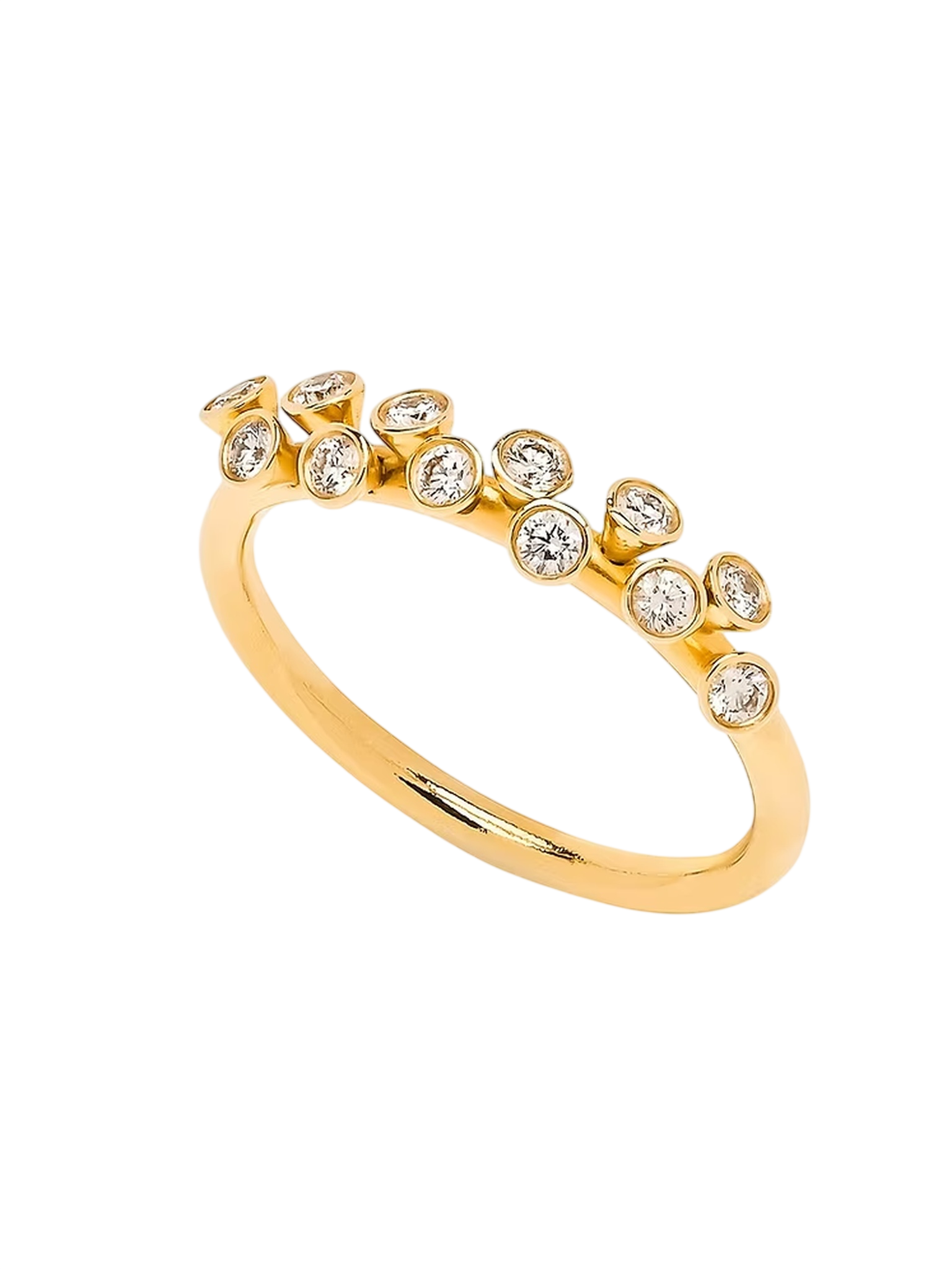 Zigzag Diamond Ring