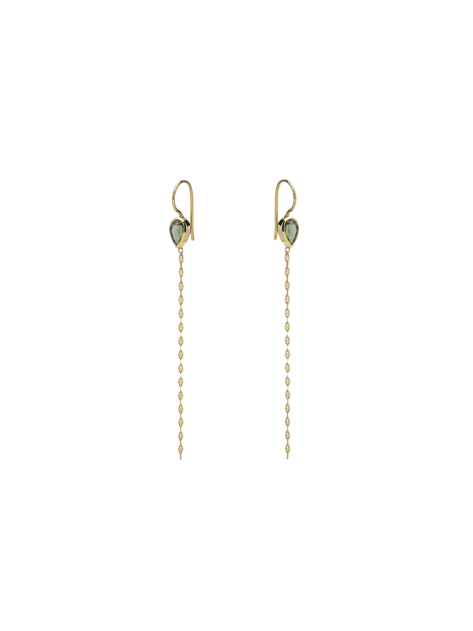 Pear Shape Tourmaline Earrings