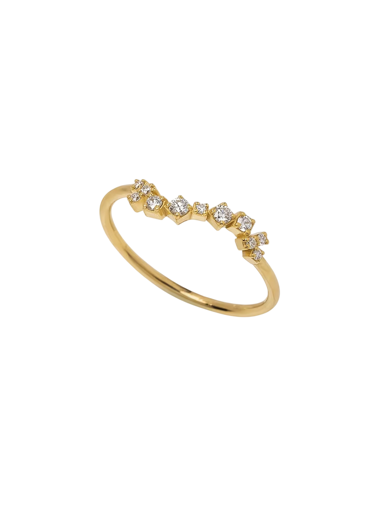 Long Diamond Synthesis Ring