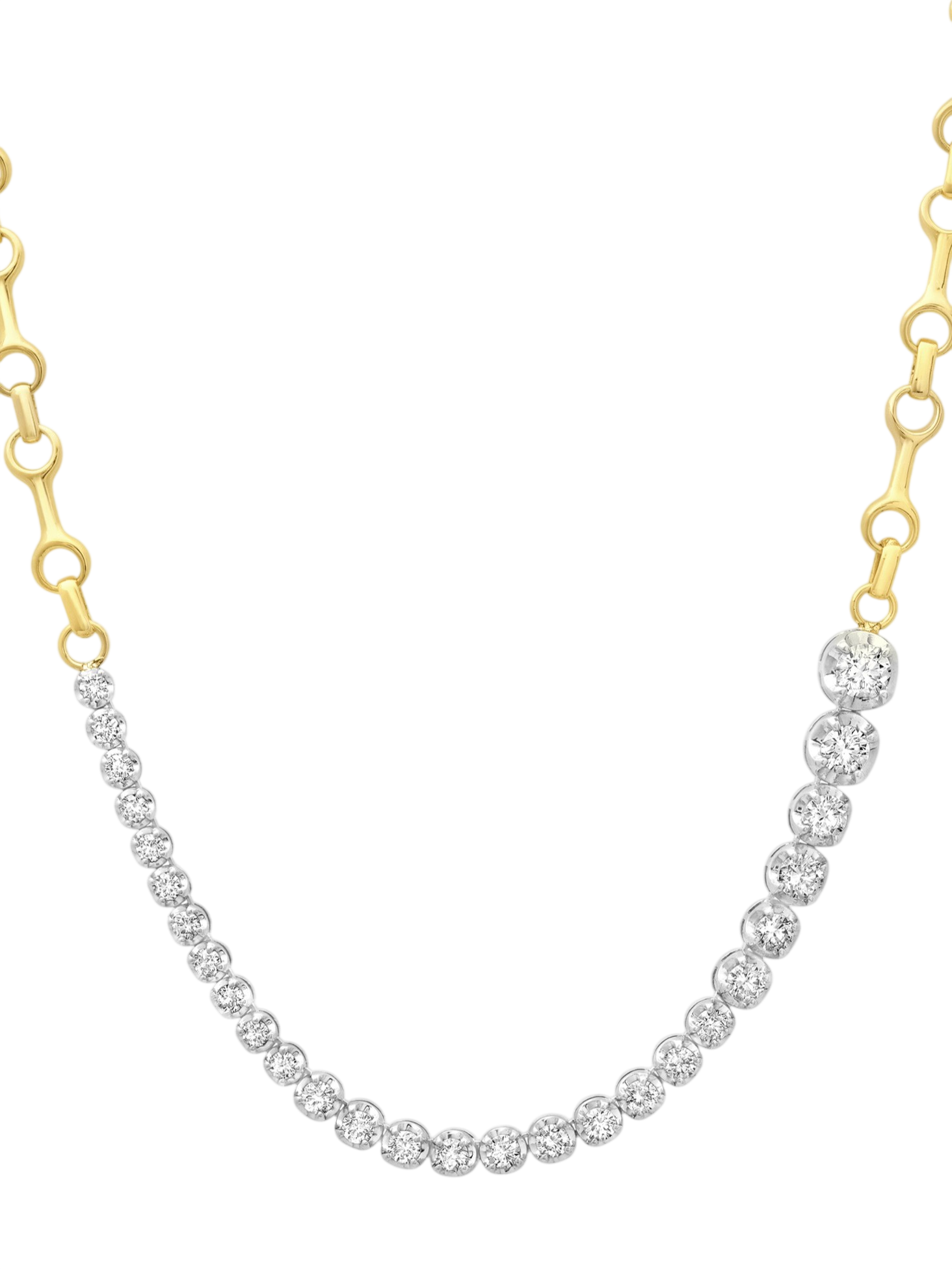 Ascending Diamonds Tennis Necklace