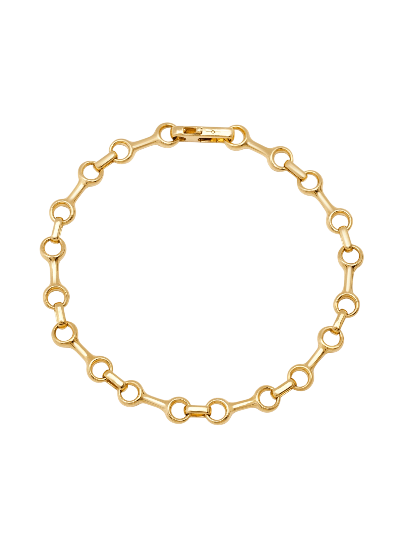 Medium Double Beam Chain Anklet photo
