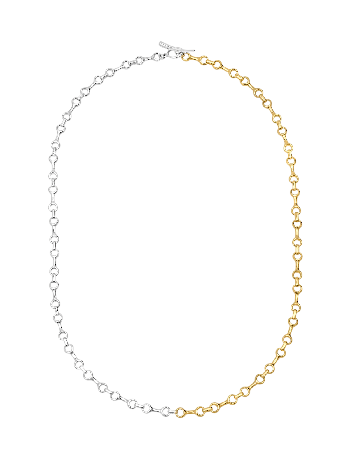 15 mm Half + Half Double Beam Chain with Tusk Clasp photo