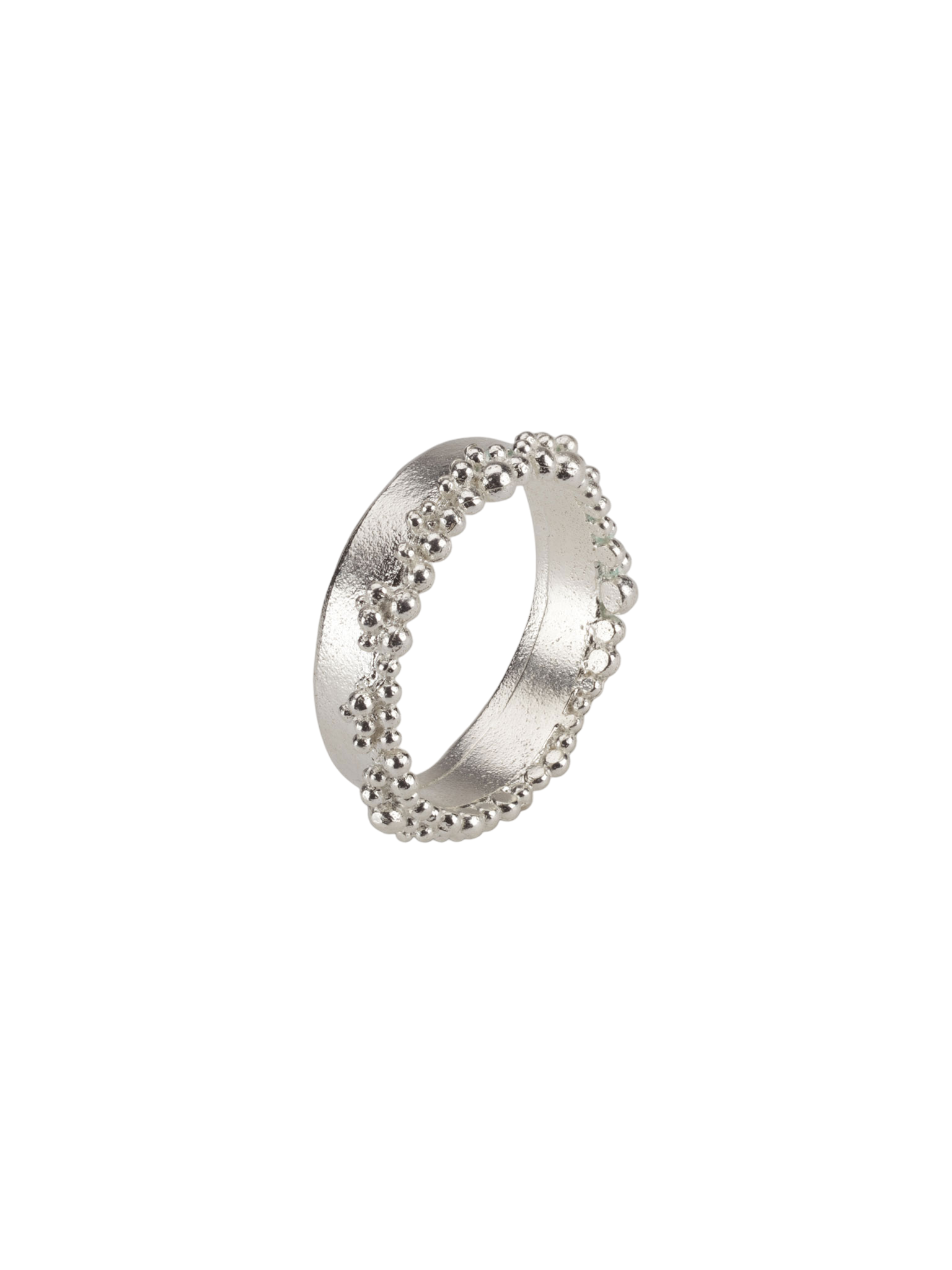 Froth silver ring