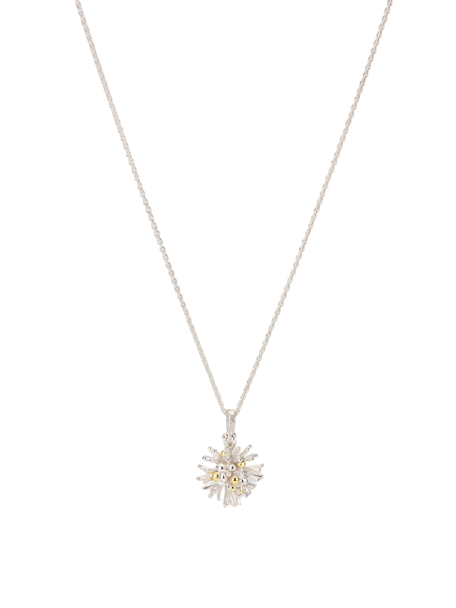 Sea urchin pendant necklace
