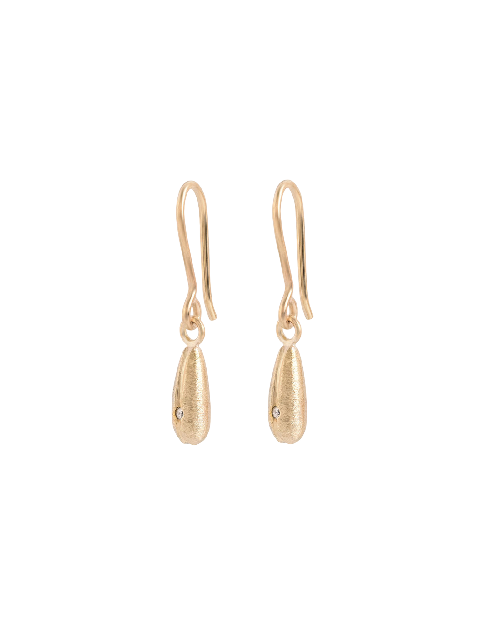 Gold nitro star earrings 