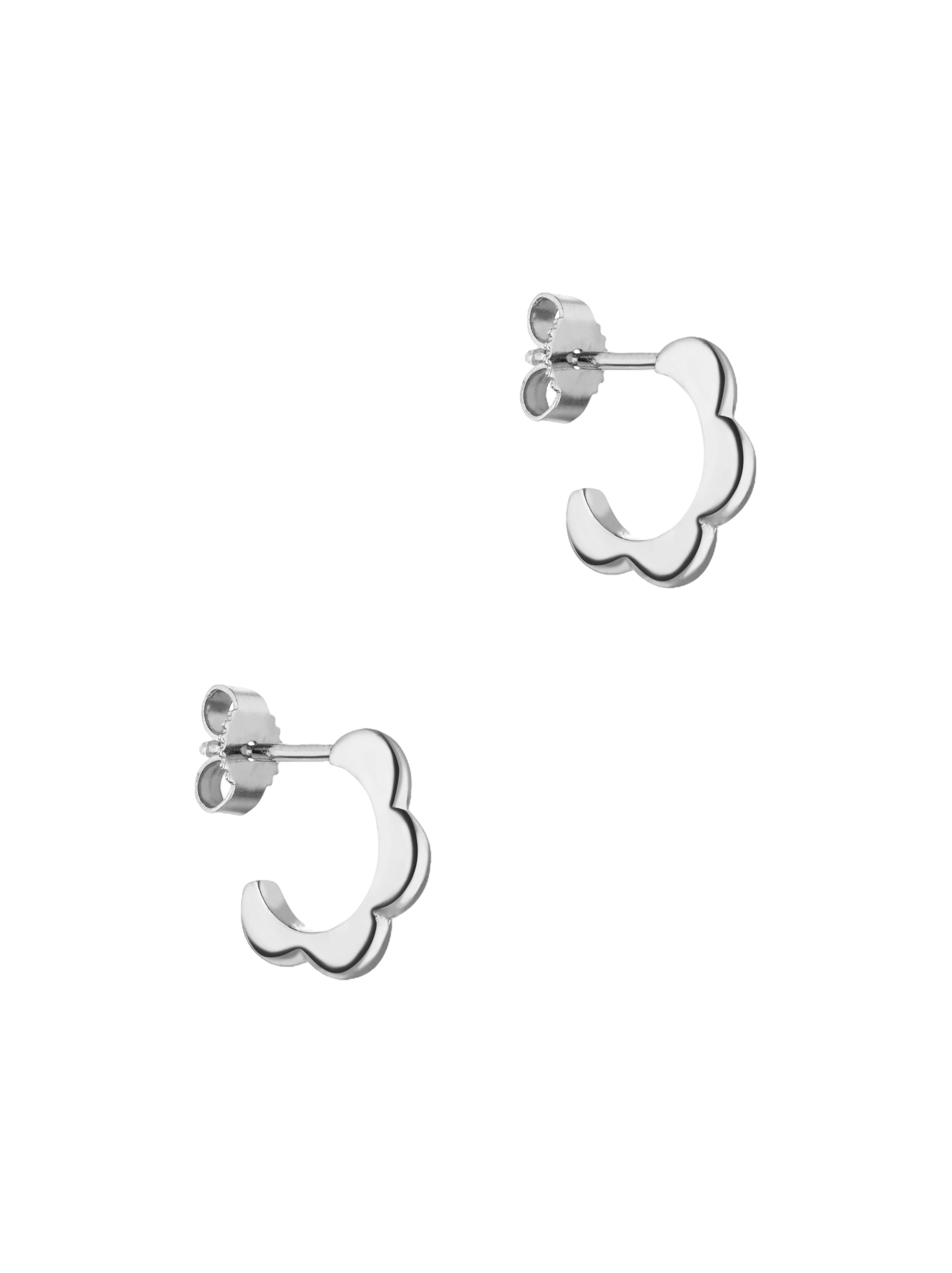 Bloom hoop earrings