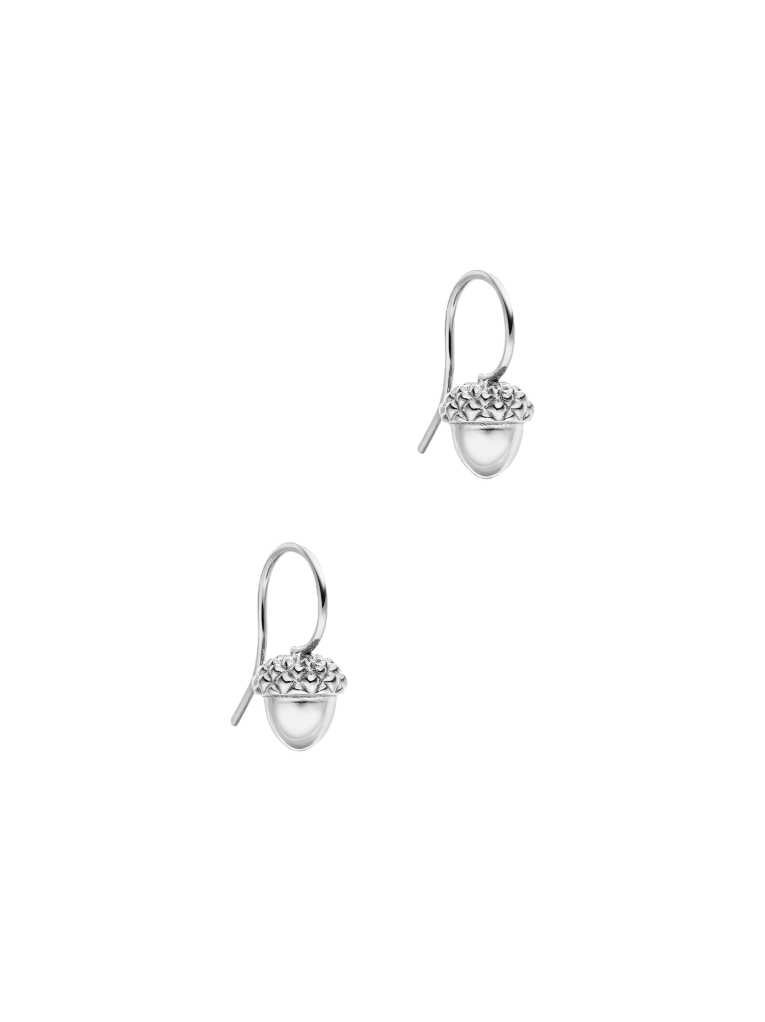 Acorn drop earrings