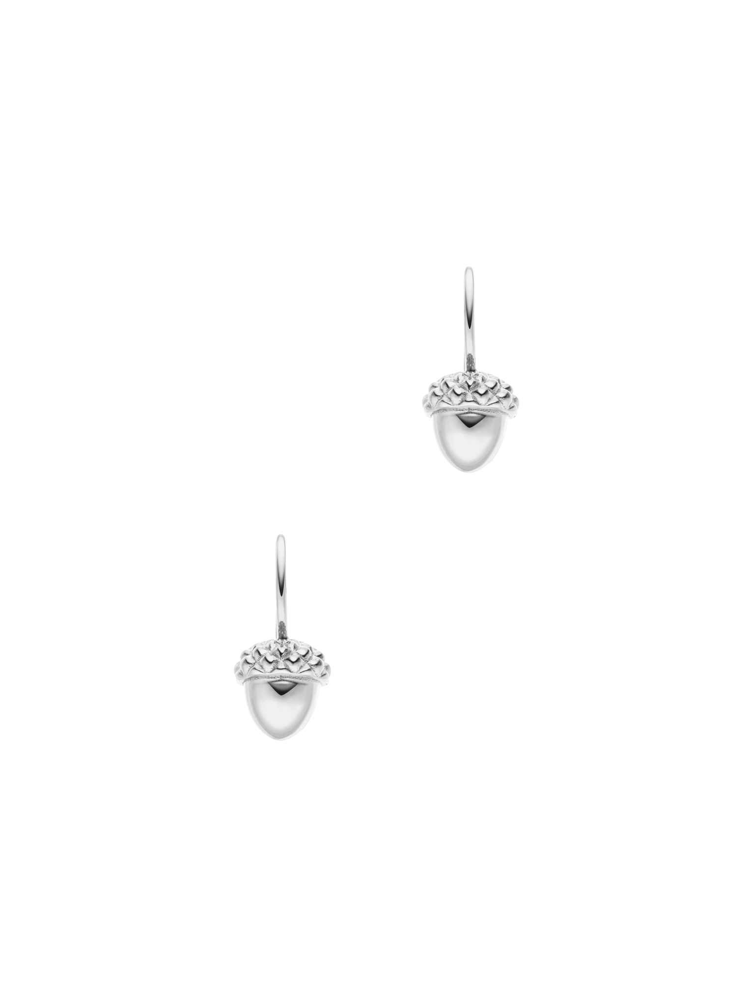 Acorn drop earrings