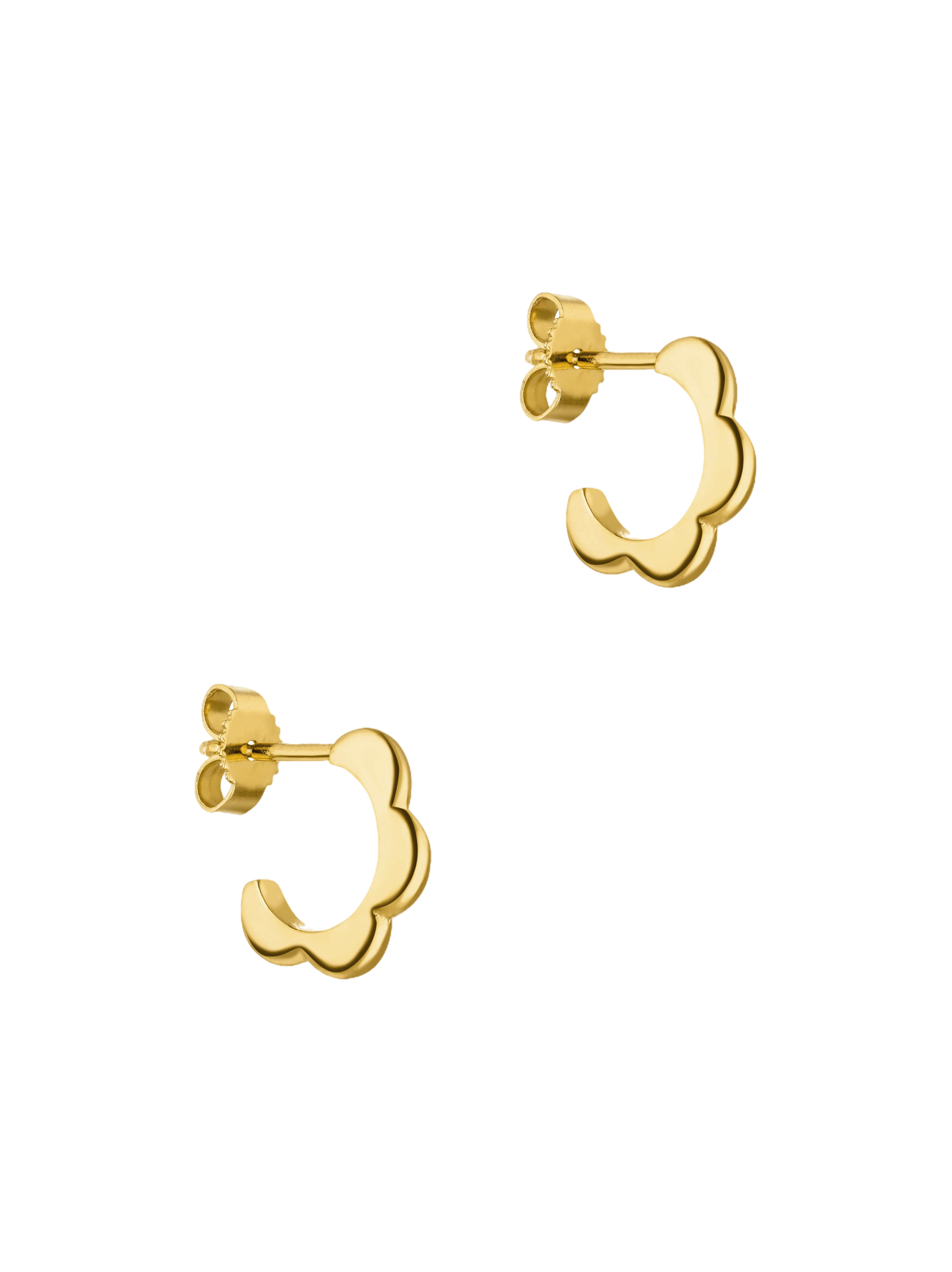 Bloom hoop earrings