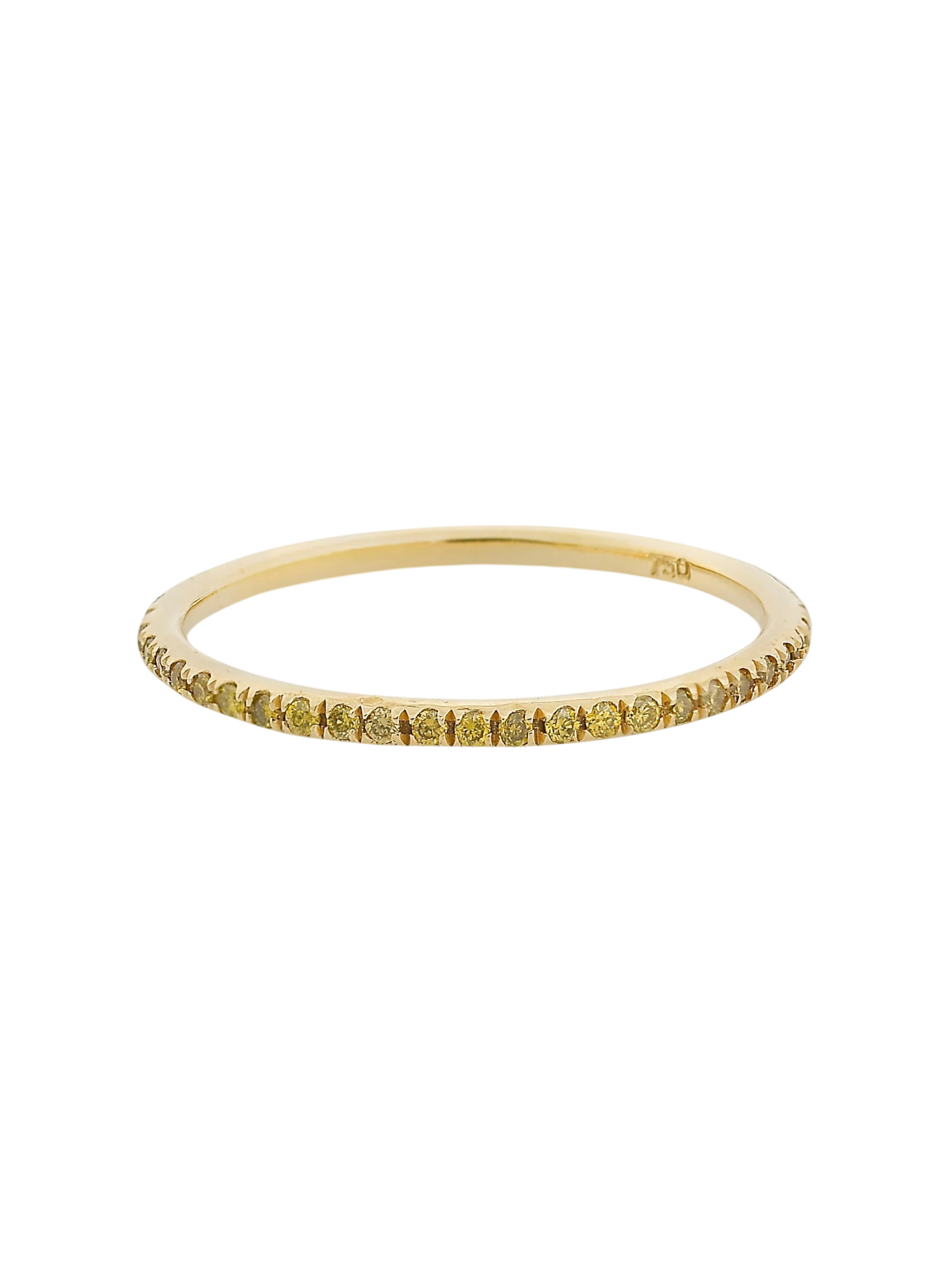 Thread Band With Yellow Diamonds