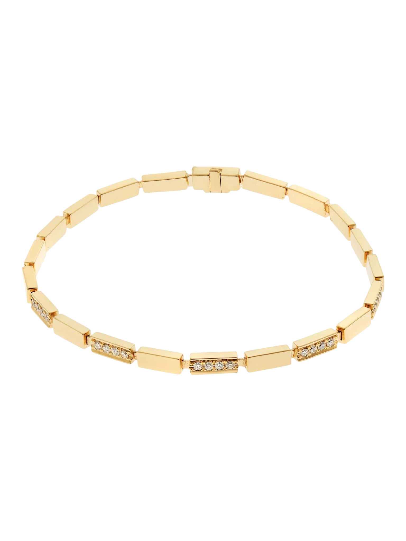 Single Waterfall Bracelet With Diamonds