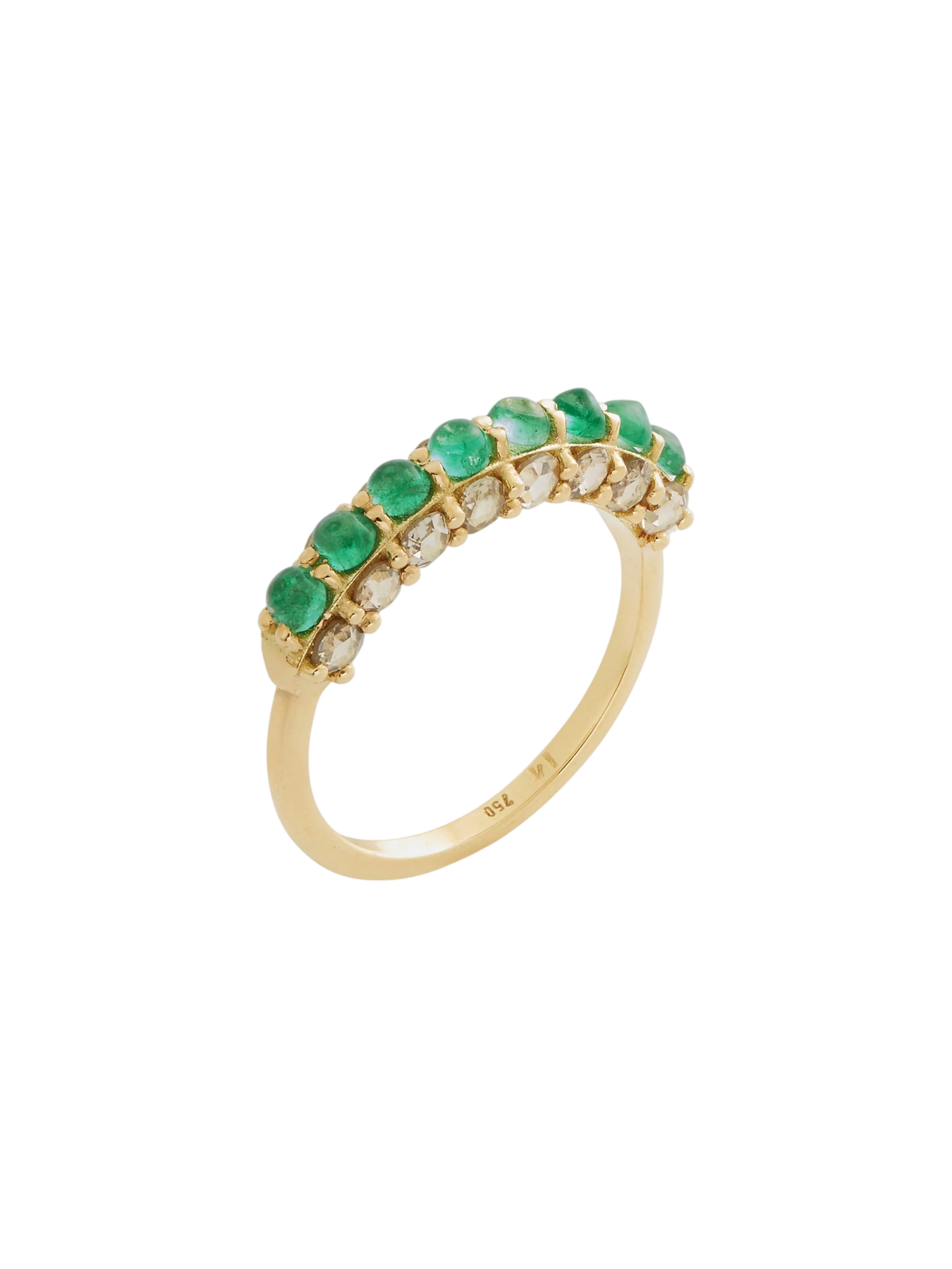 Emerald Arc Ring