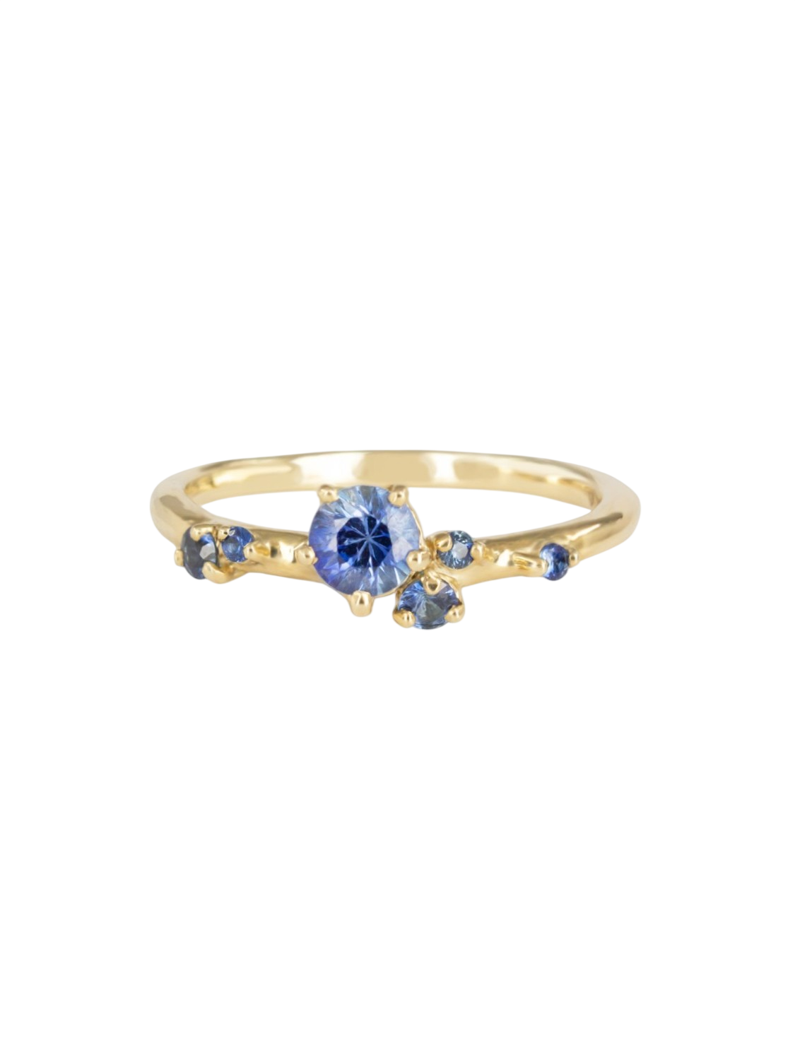Antheia Ring - Cornflower Blue Sapphires photo