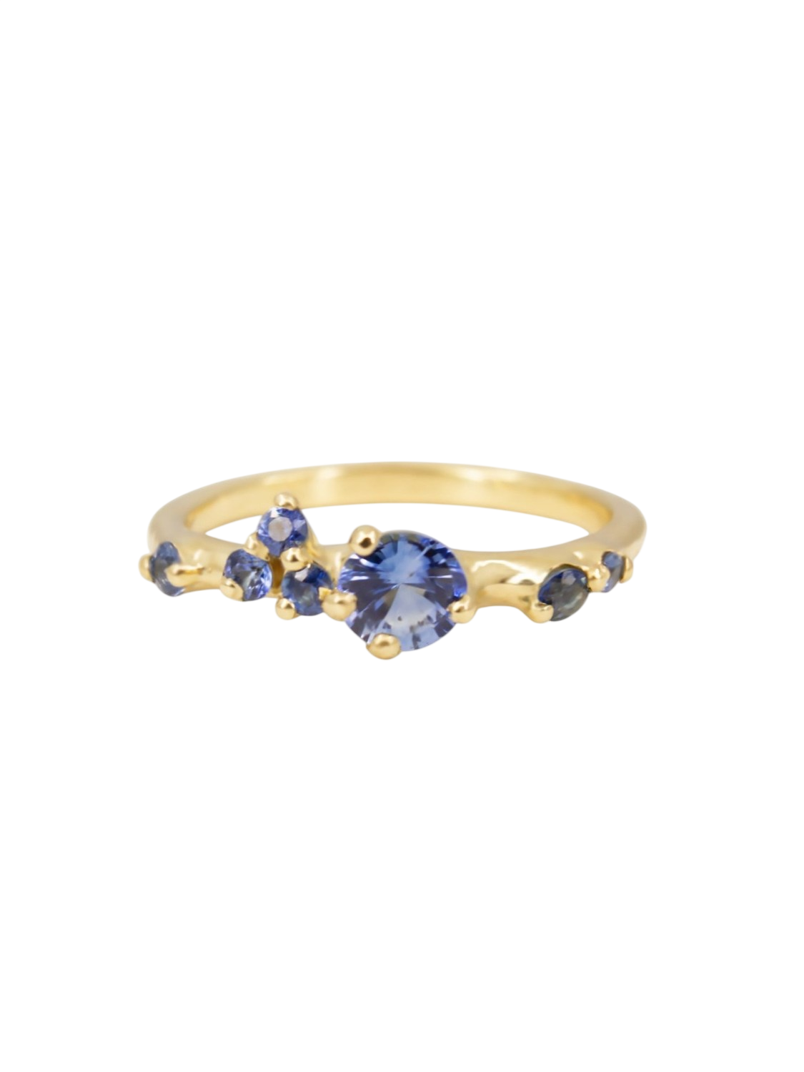 Dryada Ring - Cornflower Blue Sapphires photo