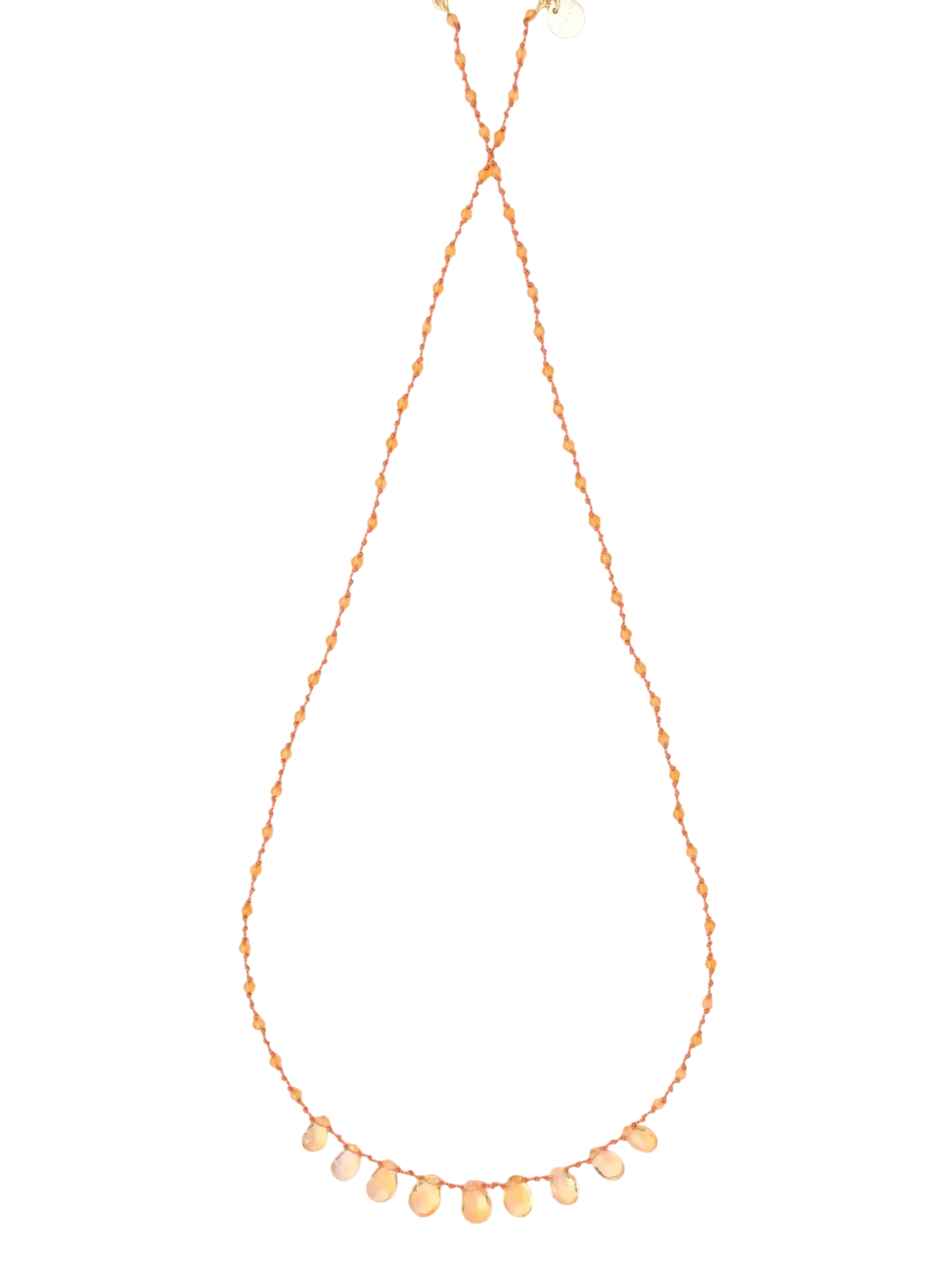 '9 Drops' Citrine Necklace
