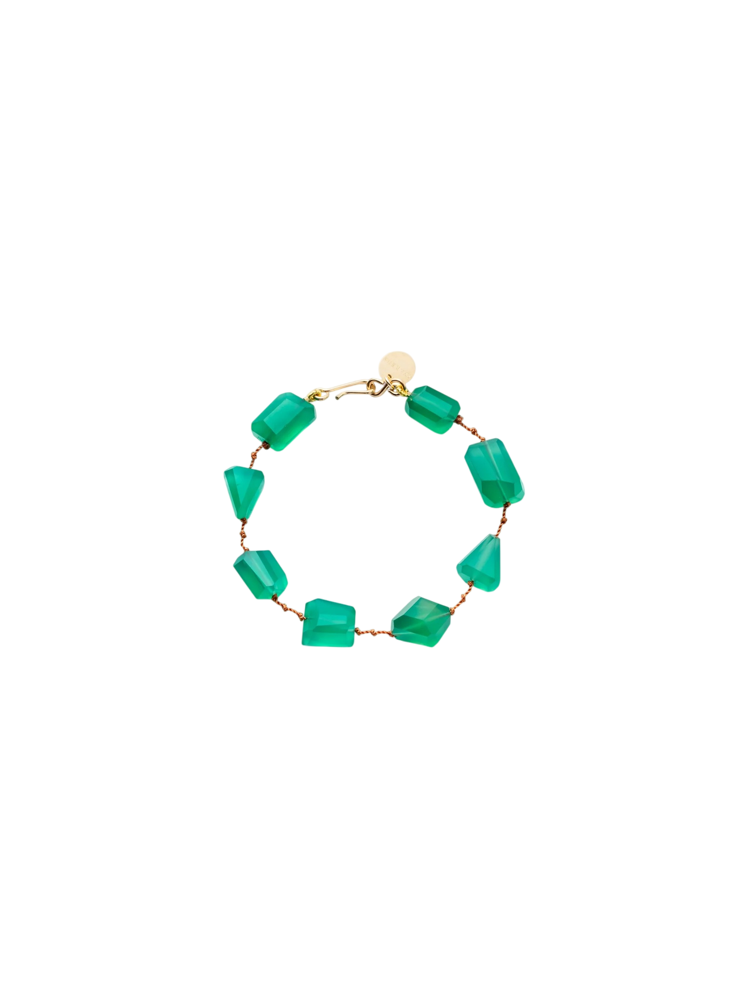 'Harrison' Green Onyx Bracelet