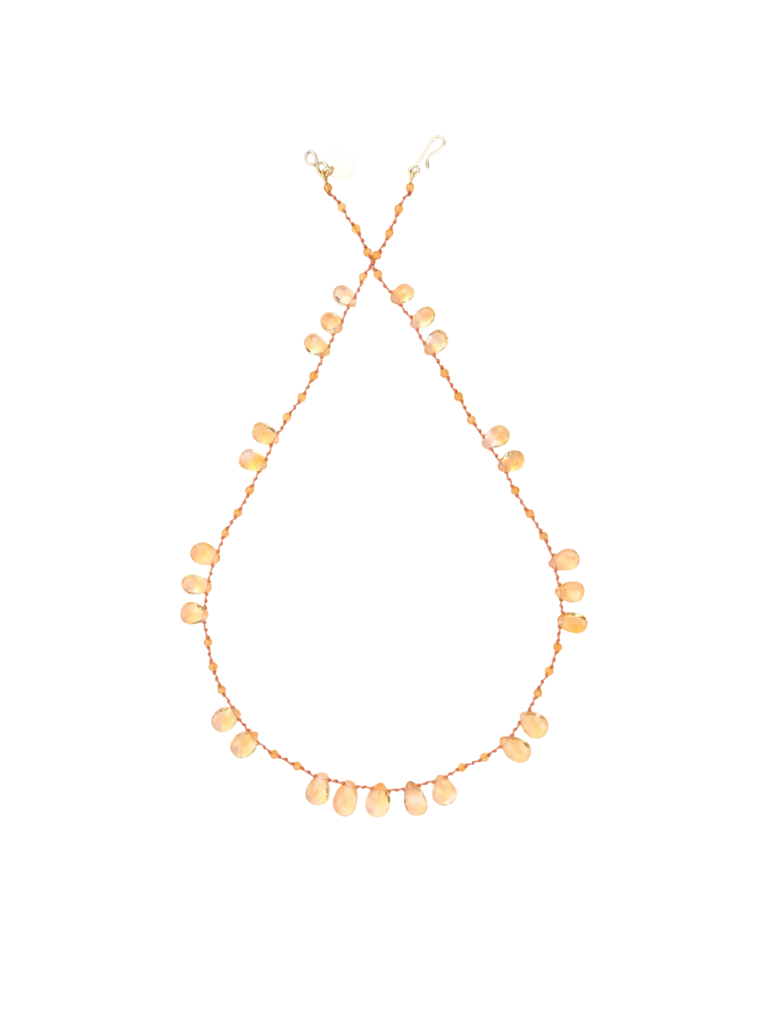 'Offset' Citrine Necklace