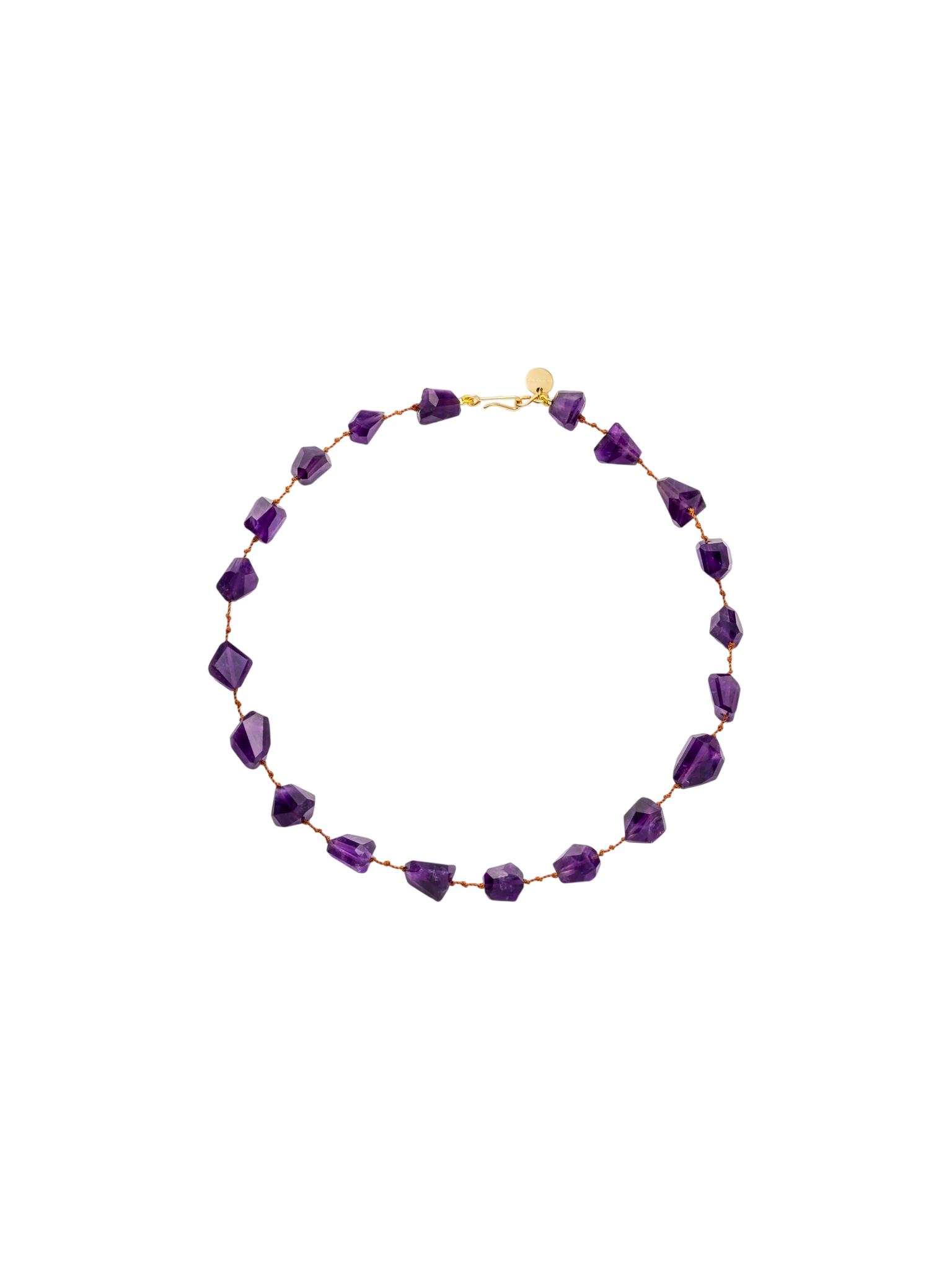 Choker 'Harrison' Amethyste