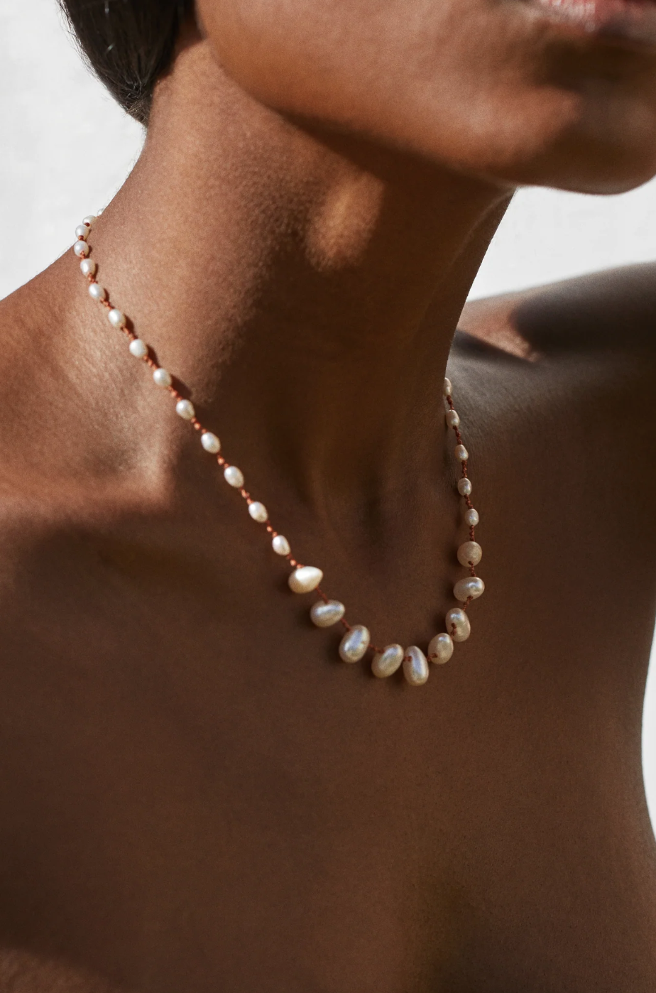 'Bird' Drops & Beads necklace photo
