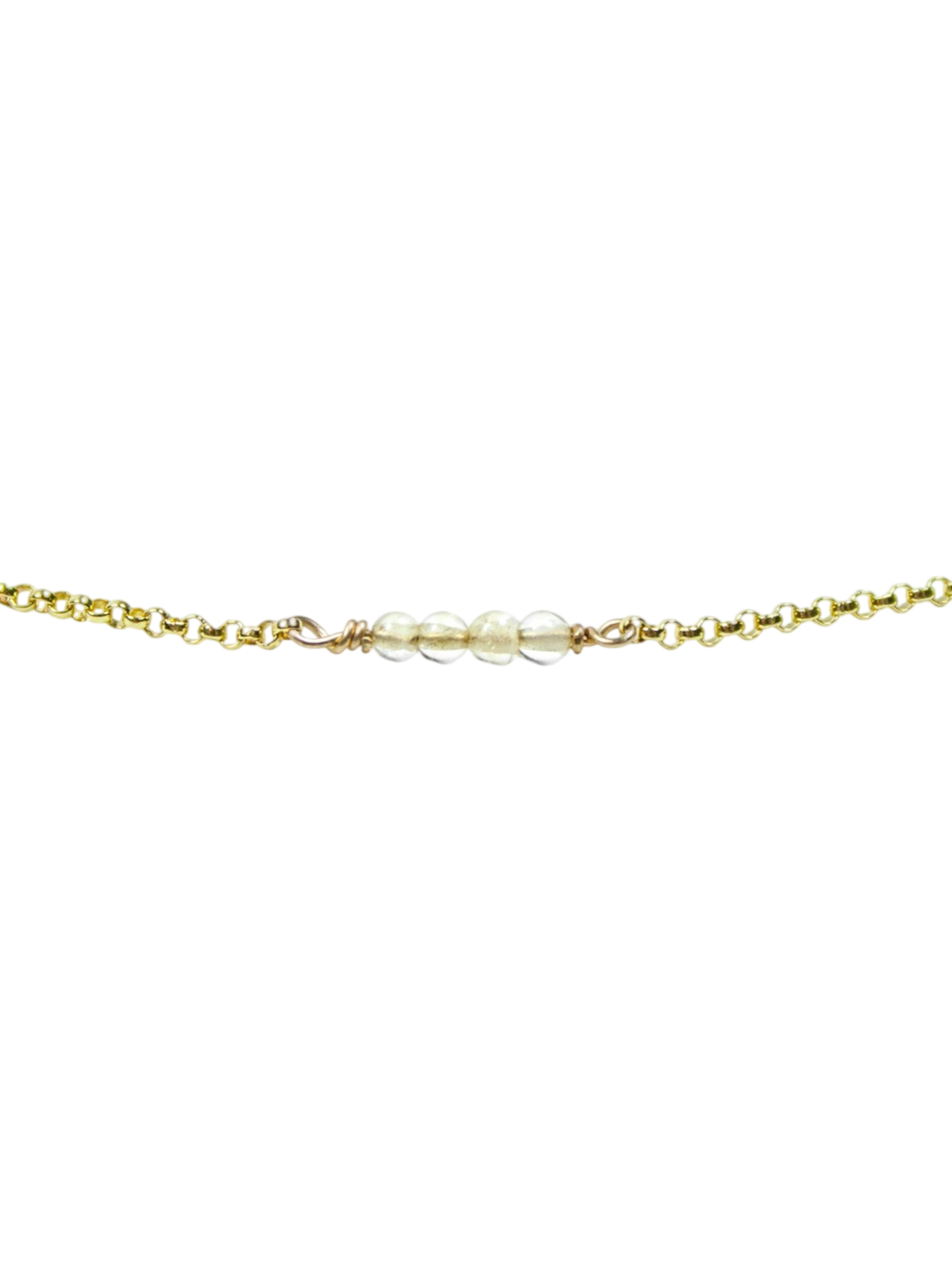 Citrine Grace Necklace - 9ct Gold