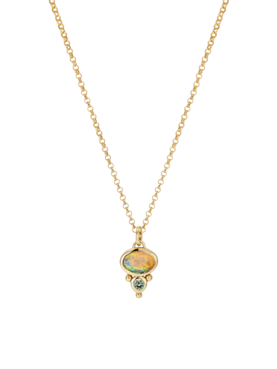 Florence Necklace - Opal photo