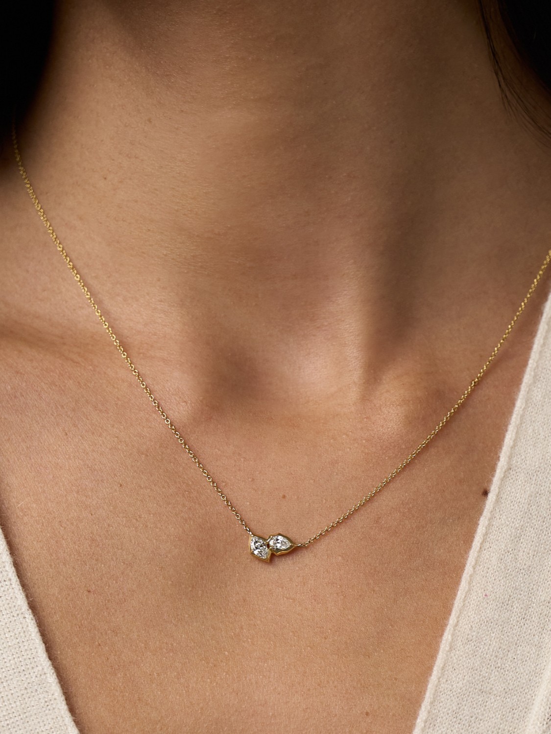 Poppy Two-Stone Pendant