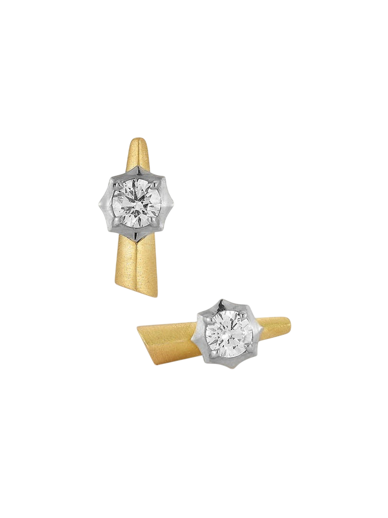 Two-Tone Sophisticate Mini Bar Studs photo