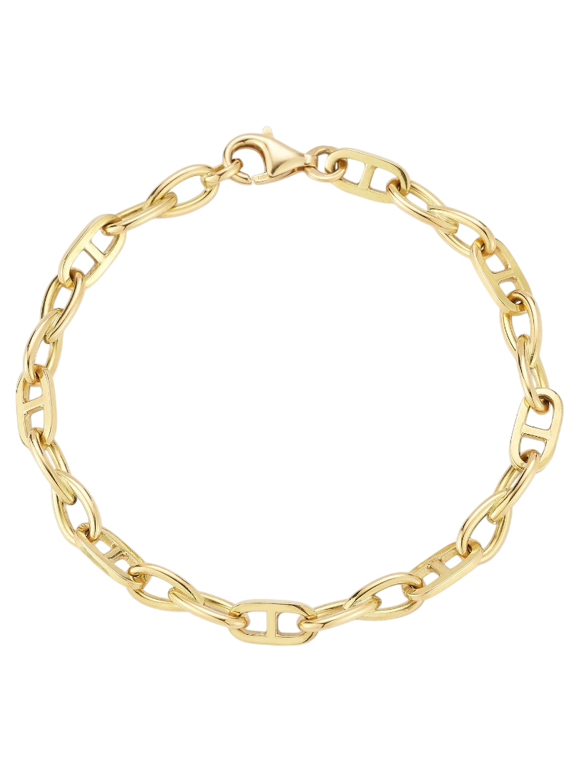 Small Mariner Twist Link Chain Bracelet