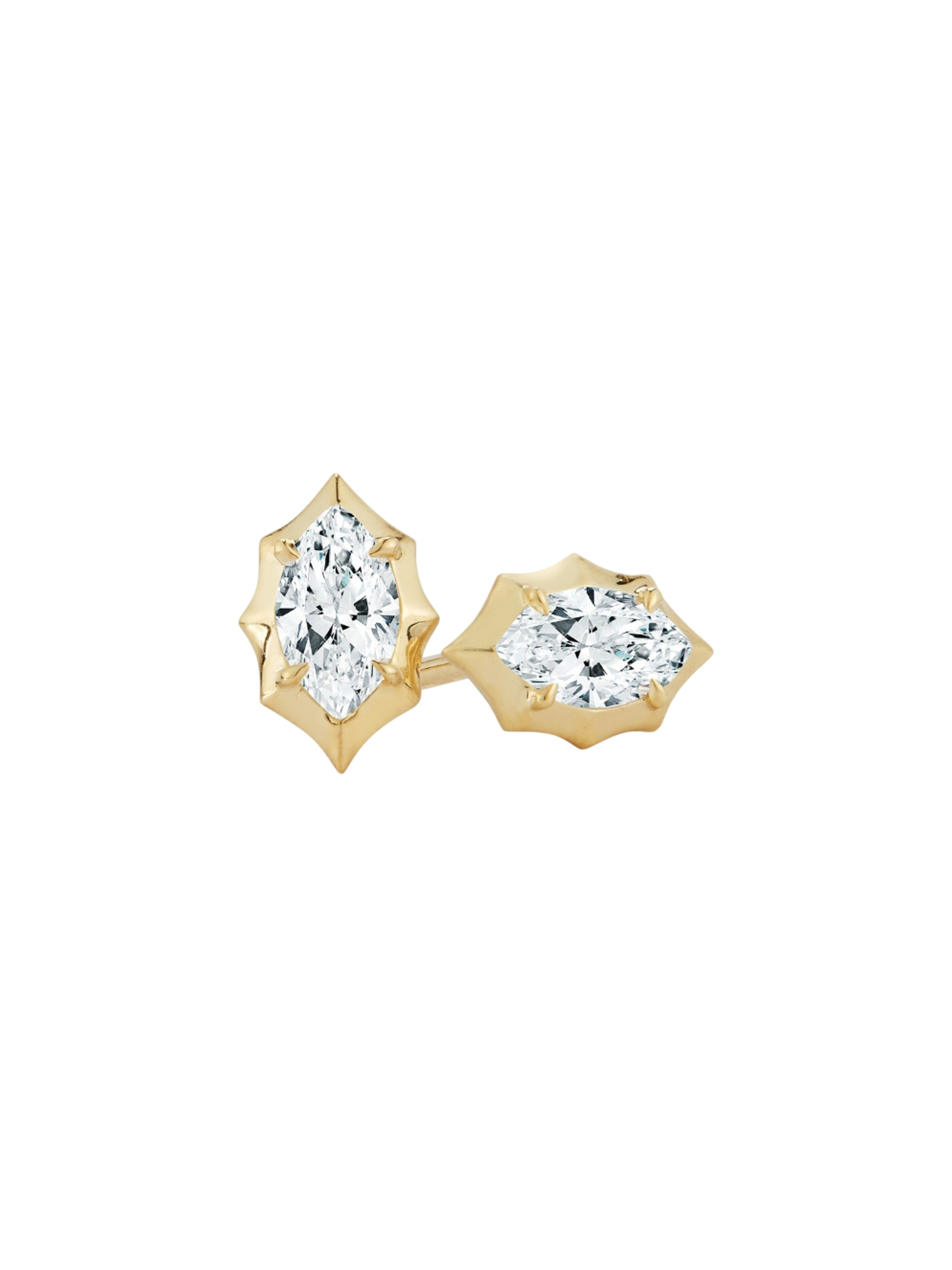 Maverick Marquise-Shaped Diamond Stud Earrings photo