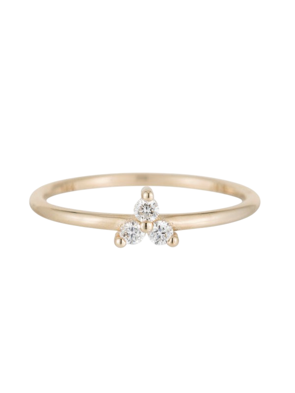 Diamond Triad Ring photo