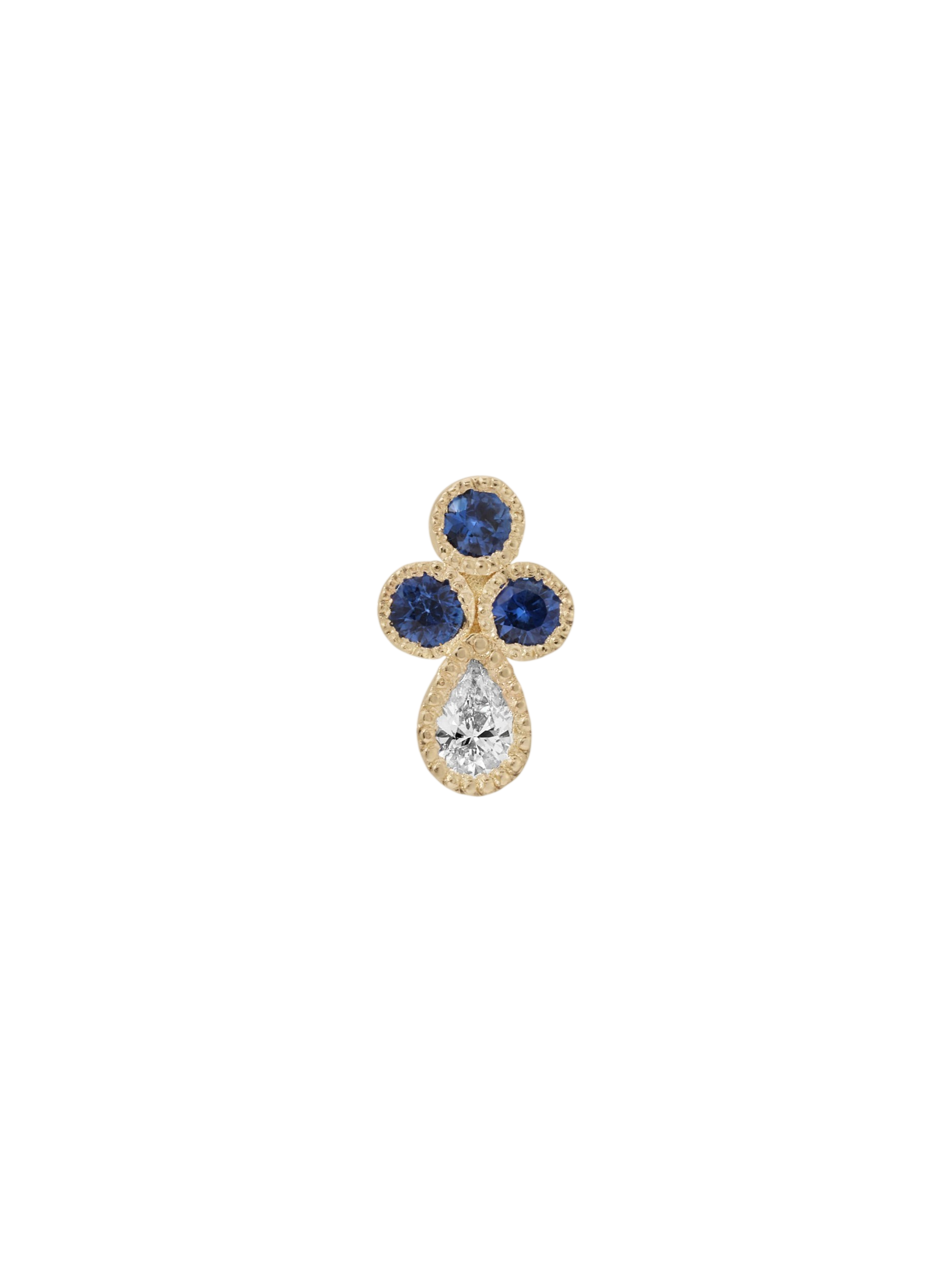 Blue Sapphire Cadenza Stud (Single) photo