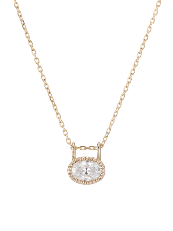 East West Diamond Necklace photo