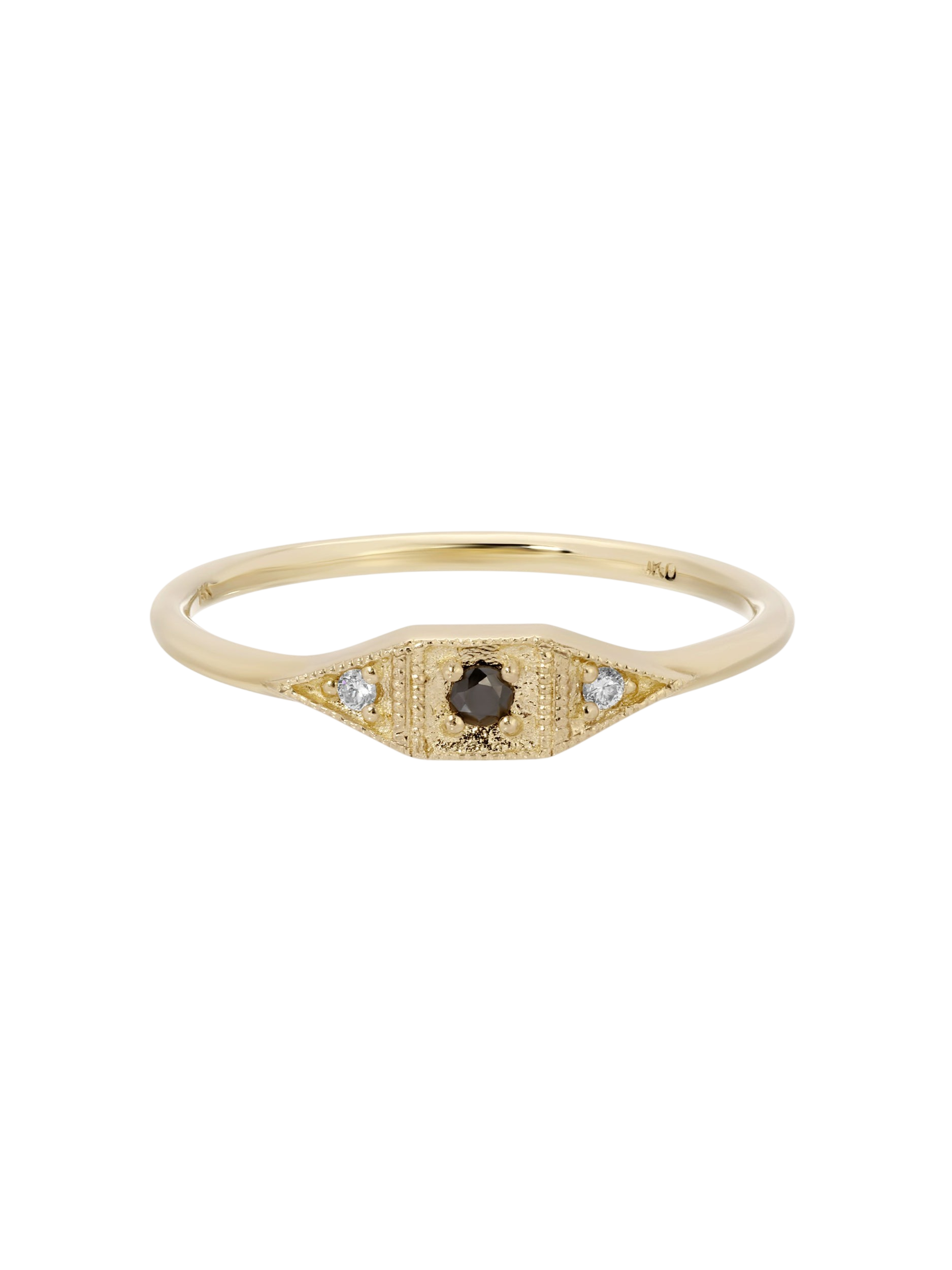 Black Diamond Mini Deco Point Ring photo
